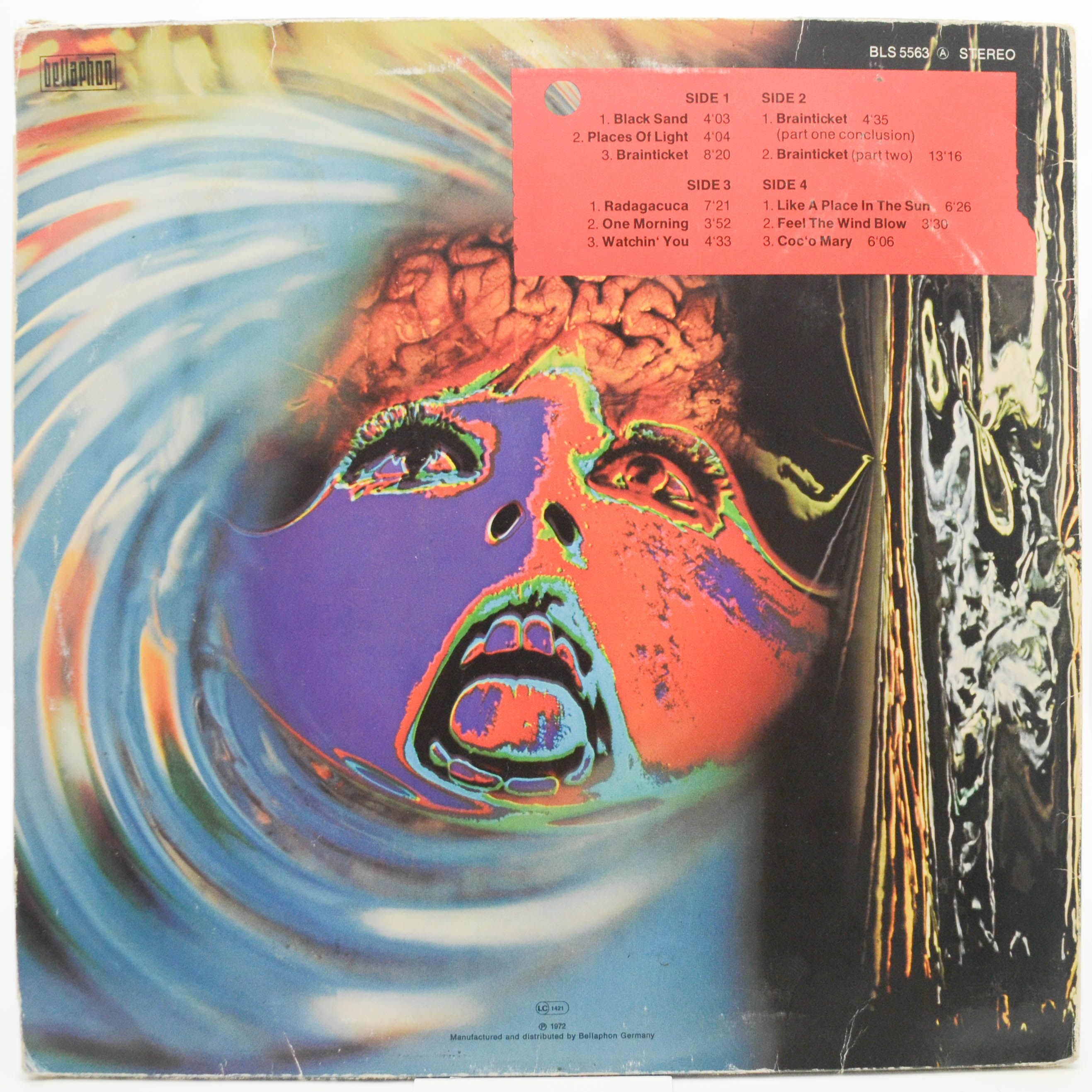 Виниловая пластинка Brainticket — Cottonwoodhill (только LP1), 1978
