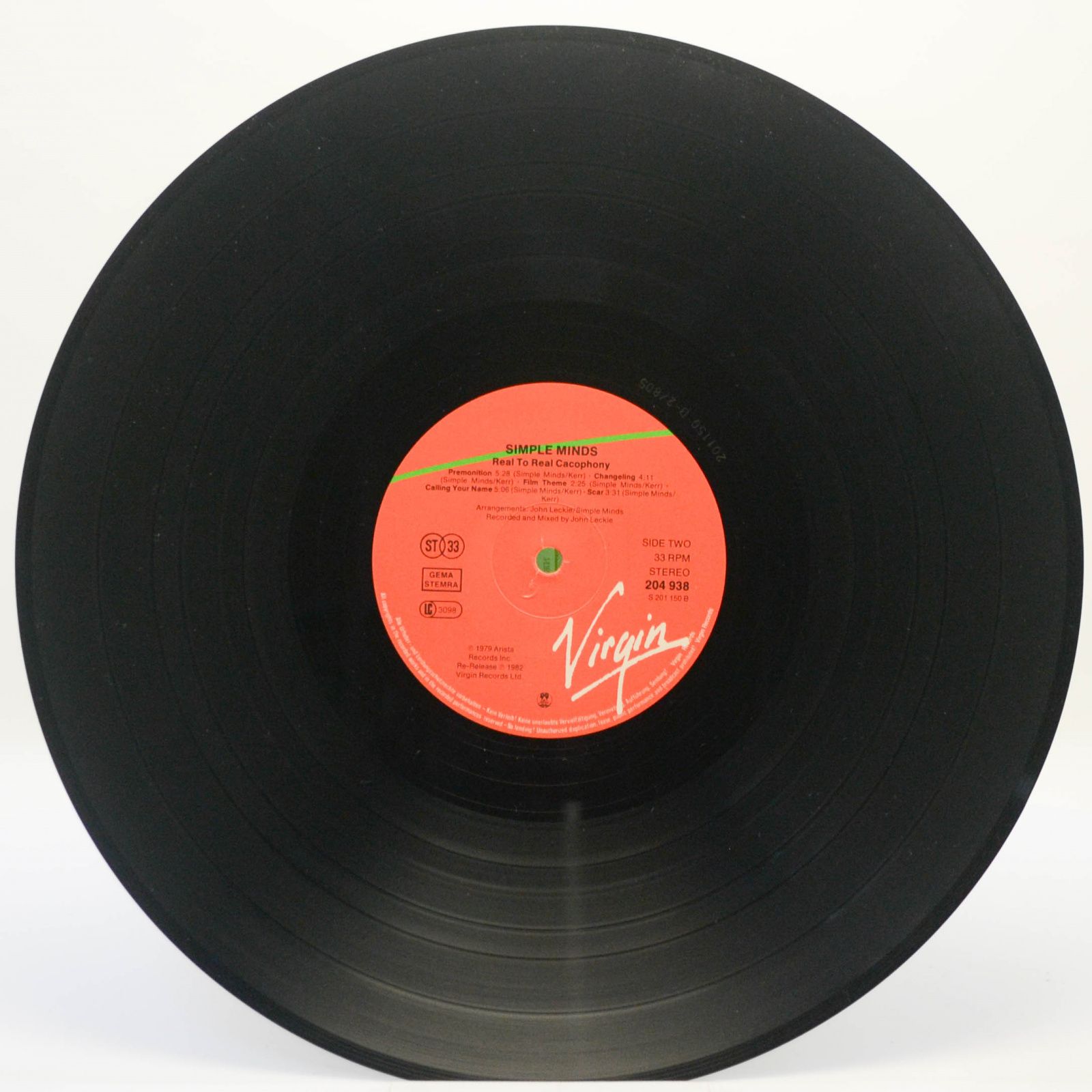 Виниловая пластинка Simple Minds — Real To Real Cacophony, 1982