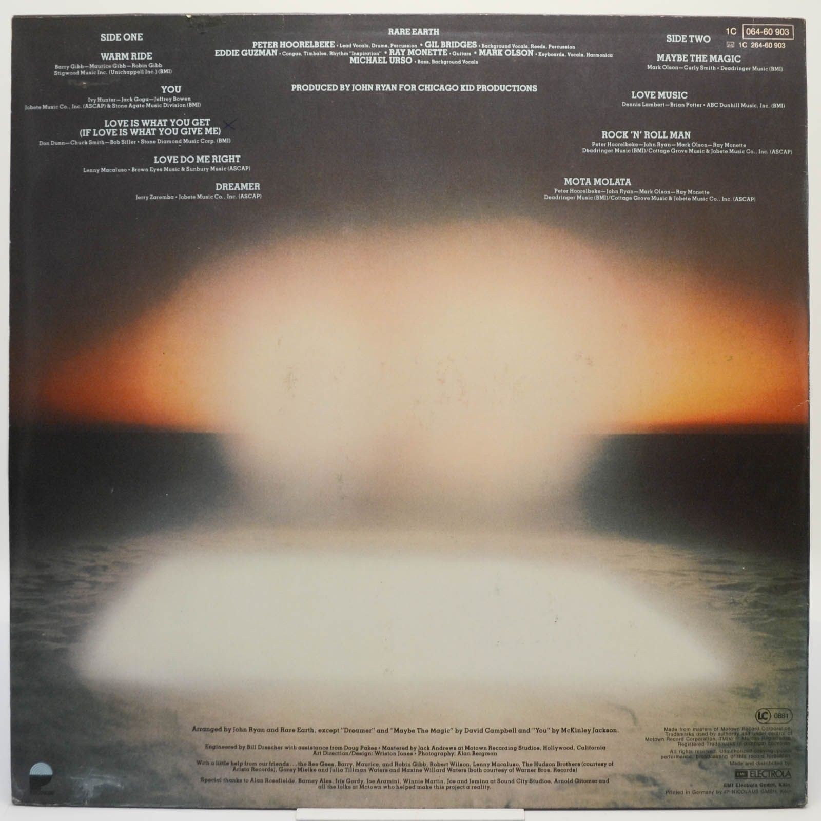 Rare Earth — Band Together, 1978