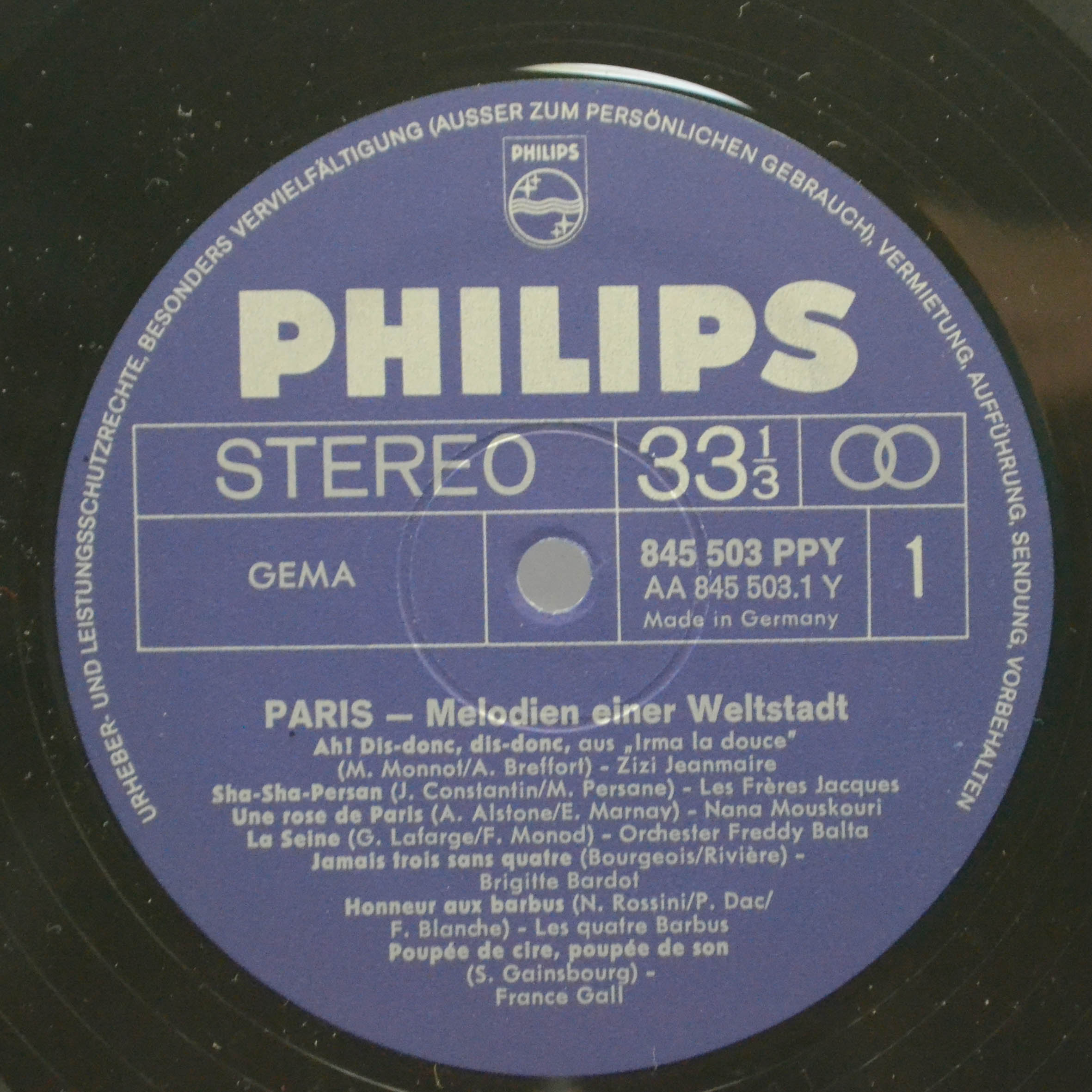 Виниловая пластинка Various — Paris - Melodien Einer Weltstadt (2LP), 1982