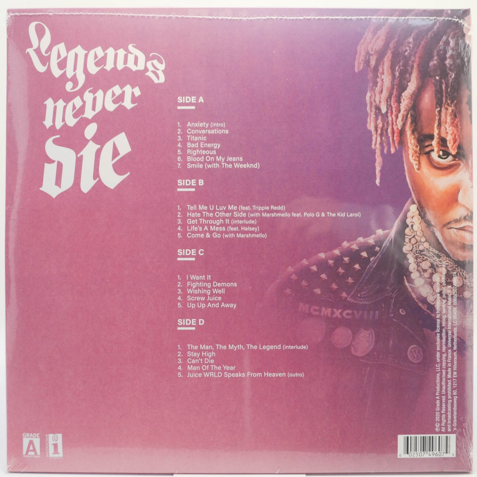 Виниловая пластинка Juice WRLD — Legends Never Die (2LP), 2020