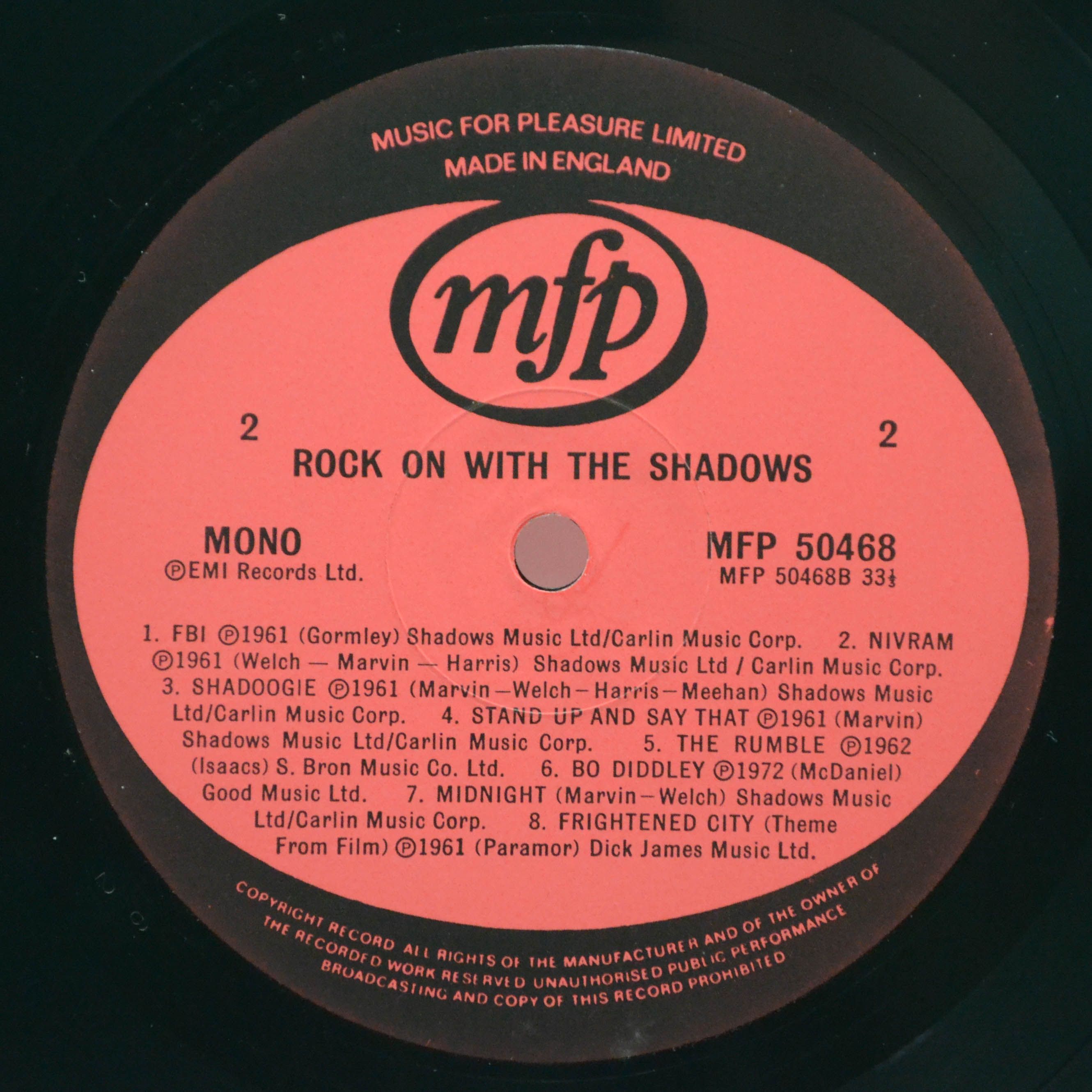 Shadows — Rock On With The Shadows (UK), 1980