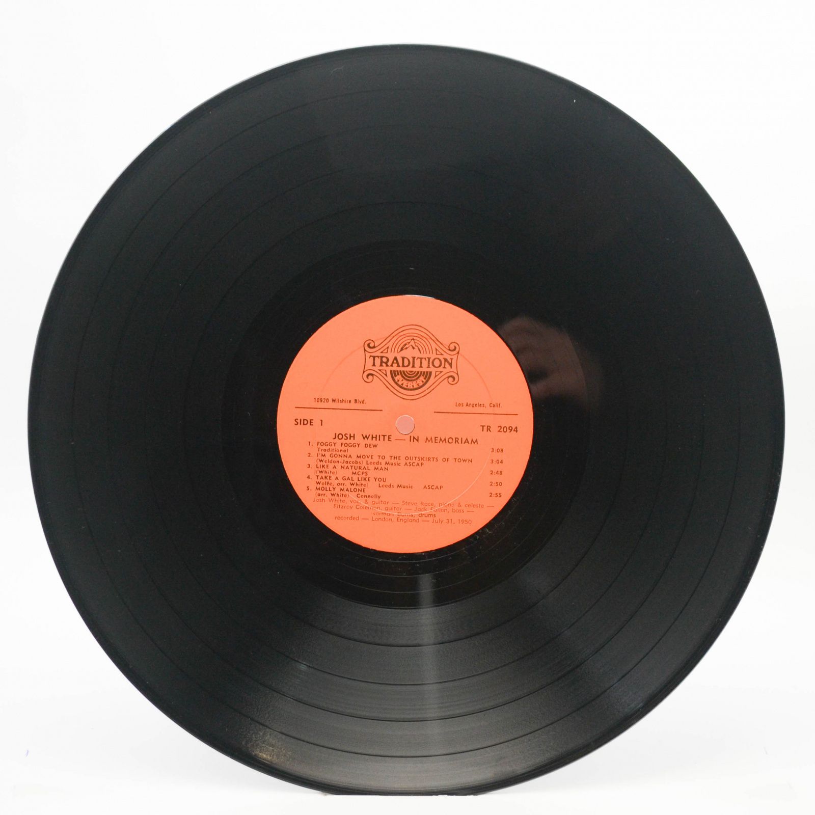 Виниловая пластинка Josh White — In Memoriam (USA), 1970