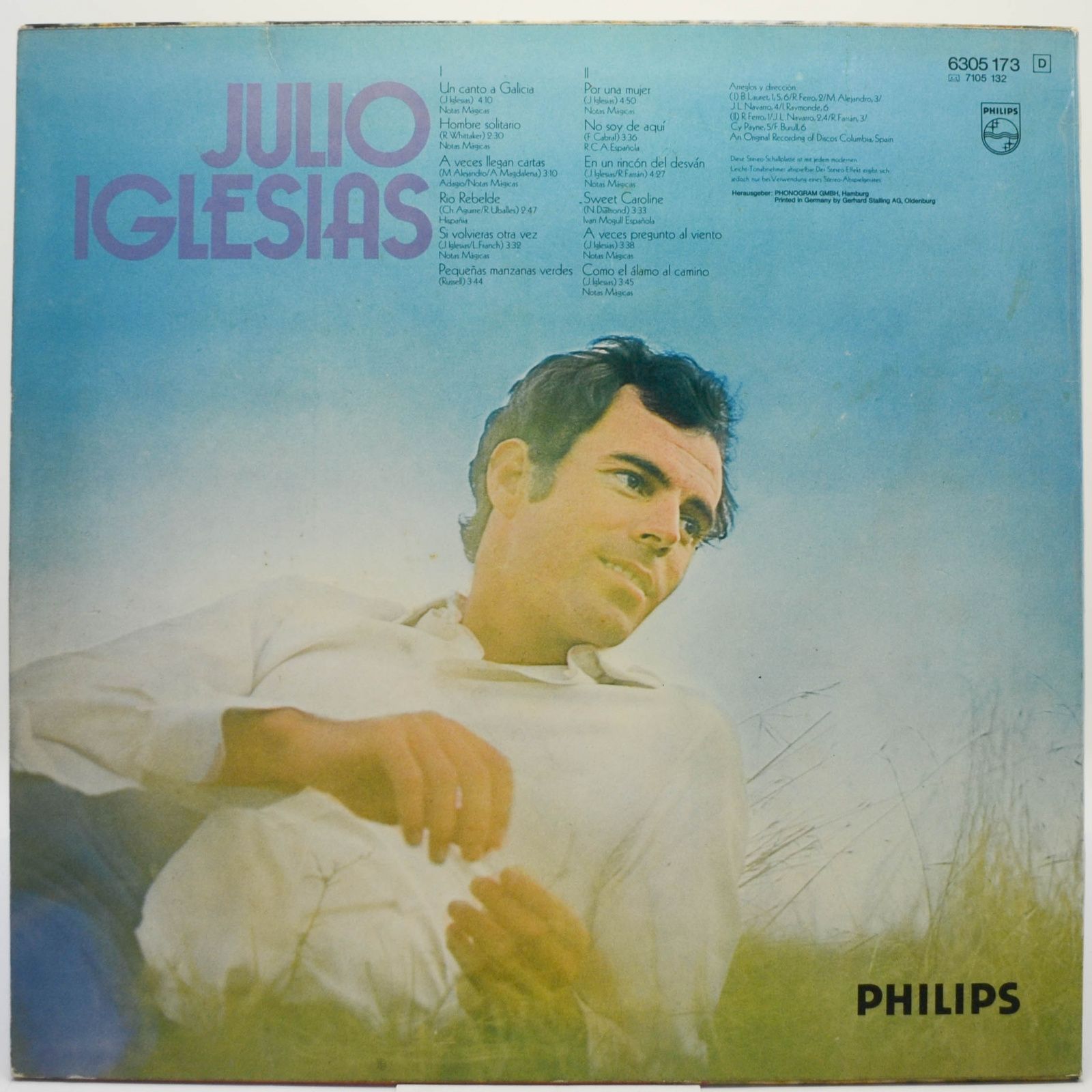 Julio Iglesias — Un Canto A Galicia, 1972