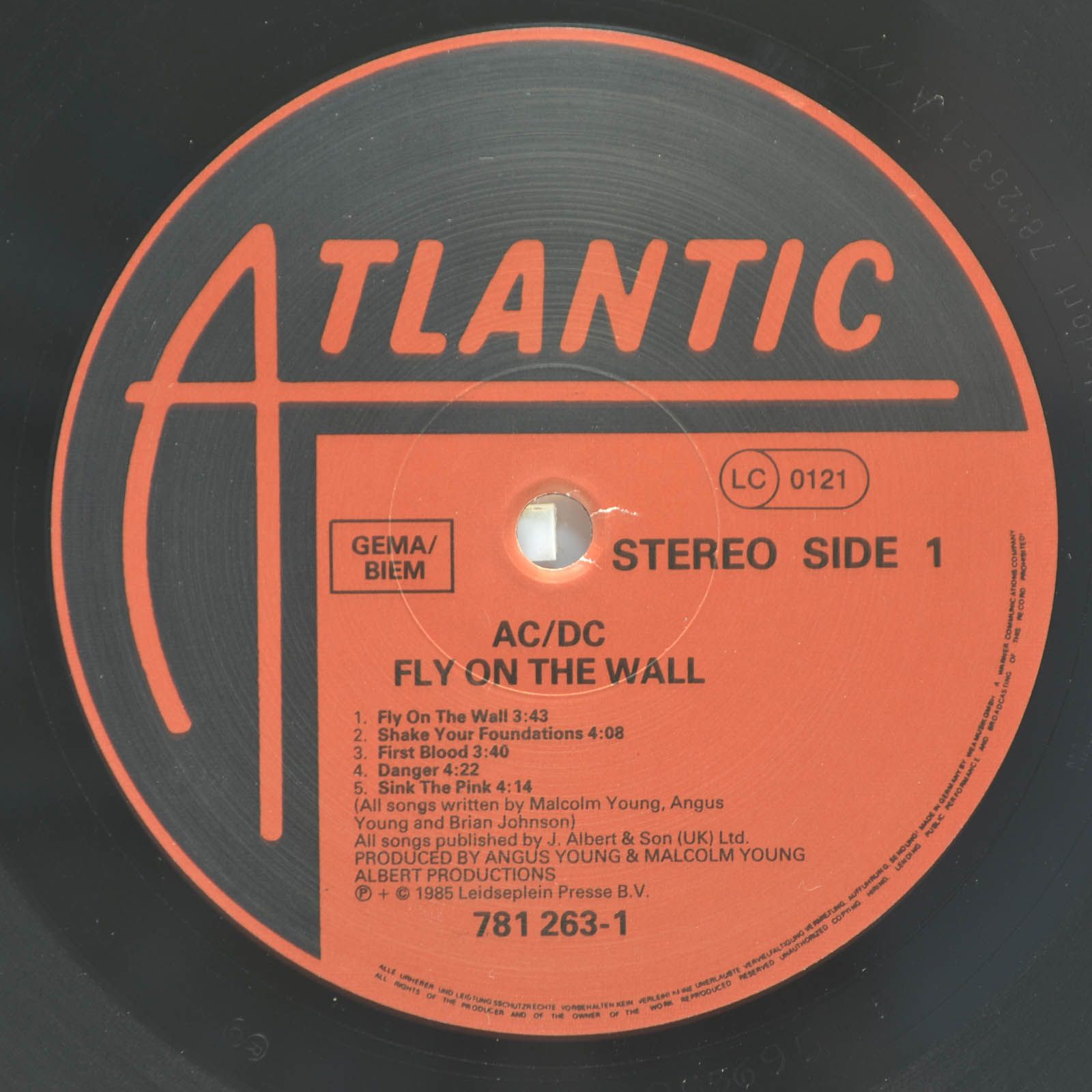 Виниловая пластинка AC/DC — Fly On The Wall, 1985