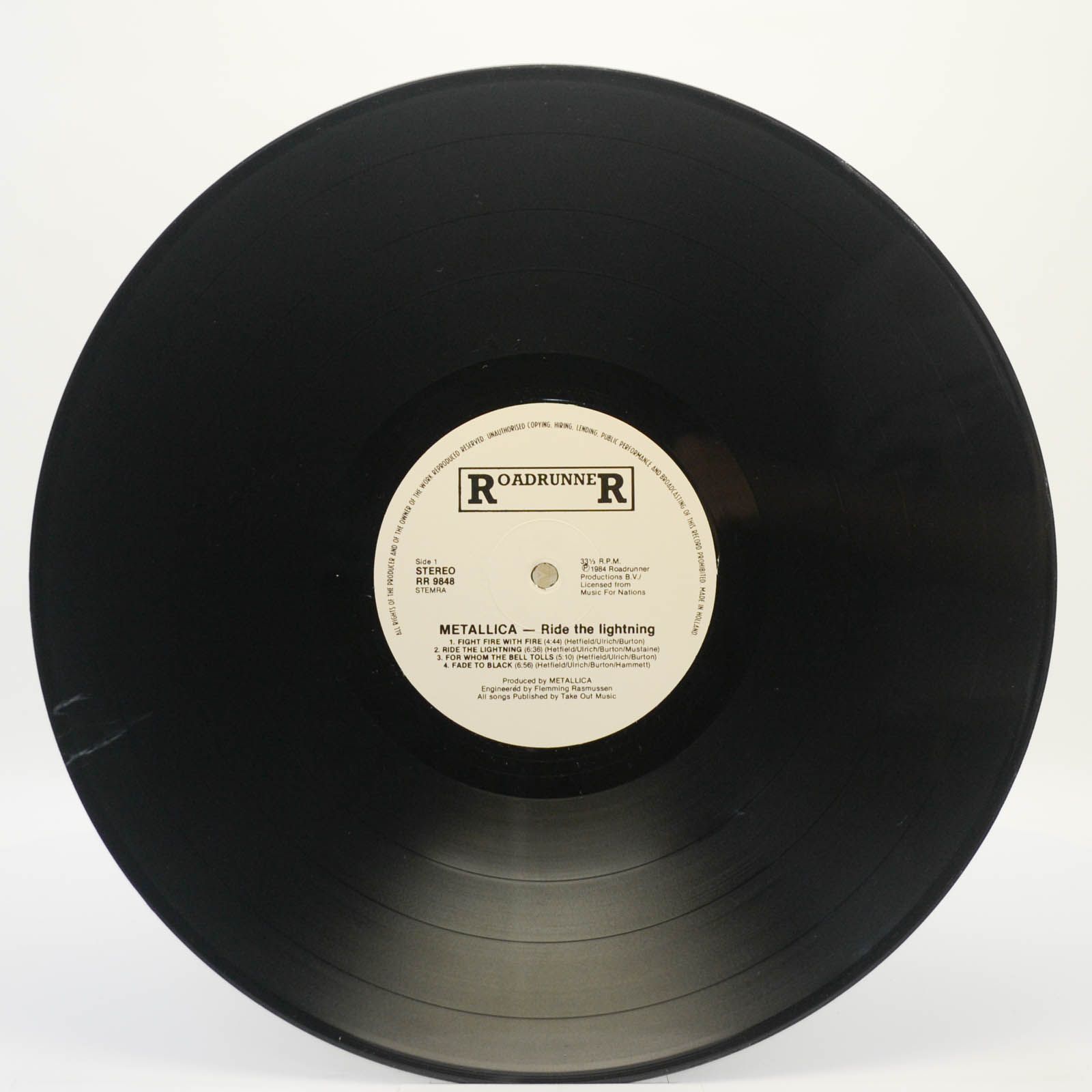 Metallica — Ride The Lightning, 1984