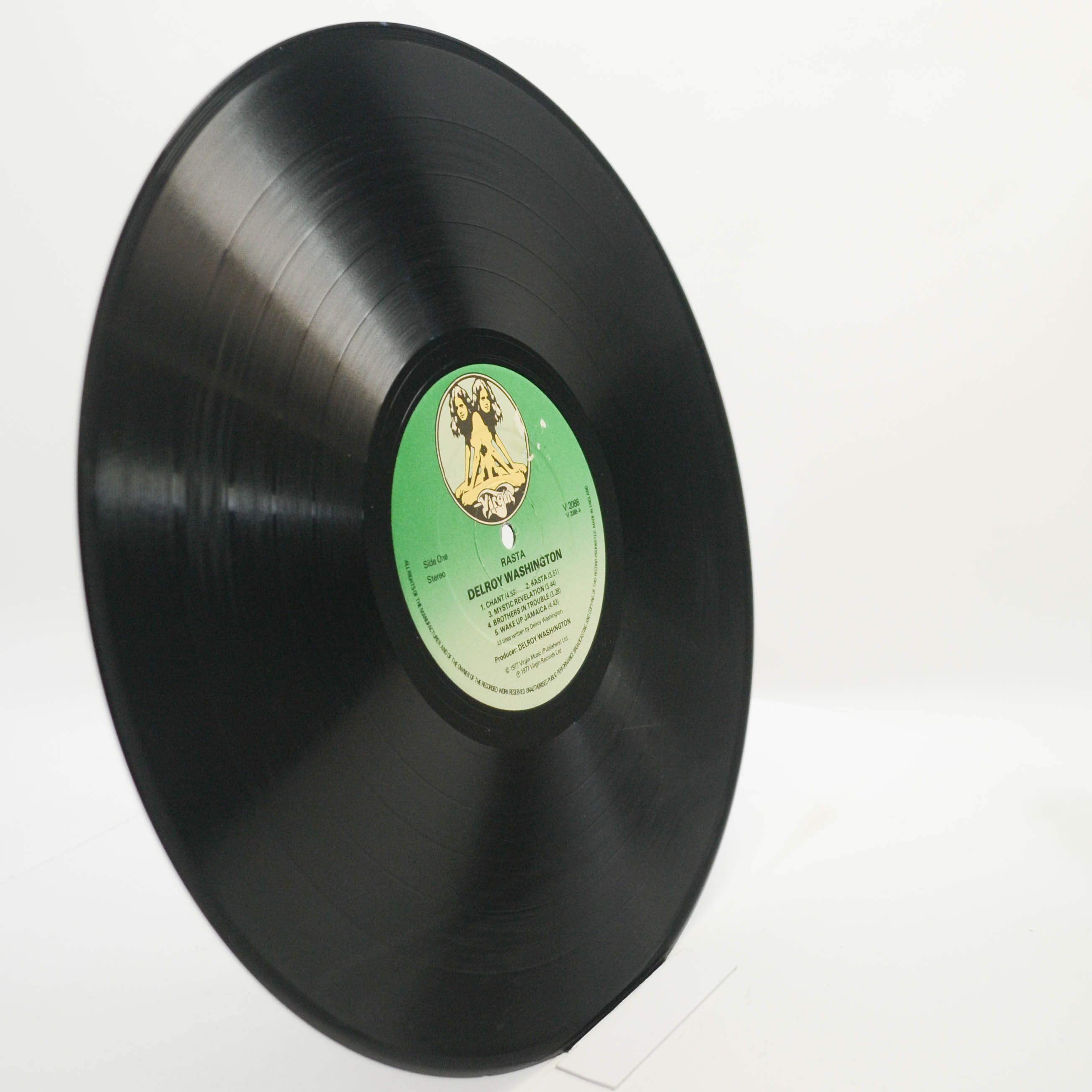 Виниловая пластинка Delroy Washington — Rasta (UK), 1977