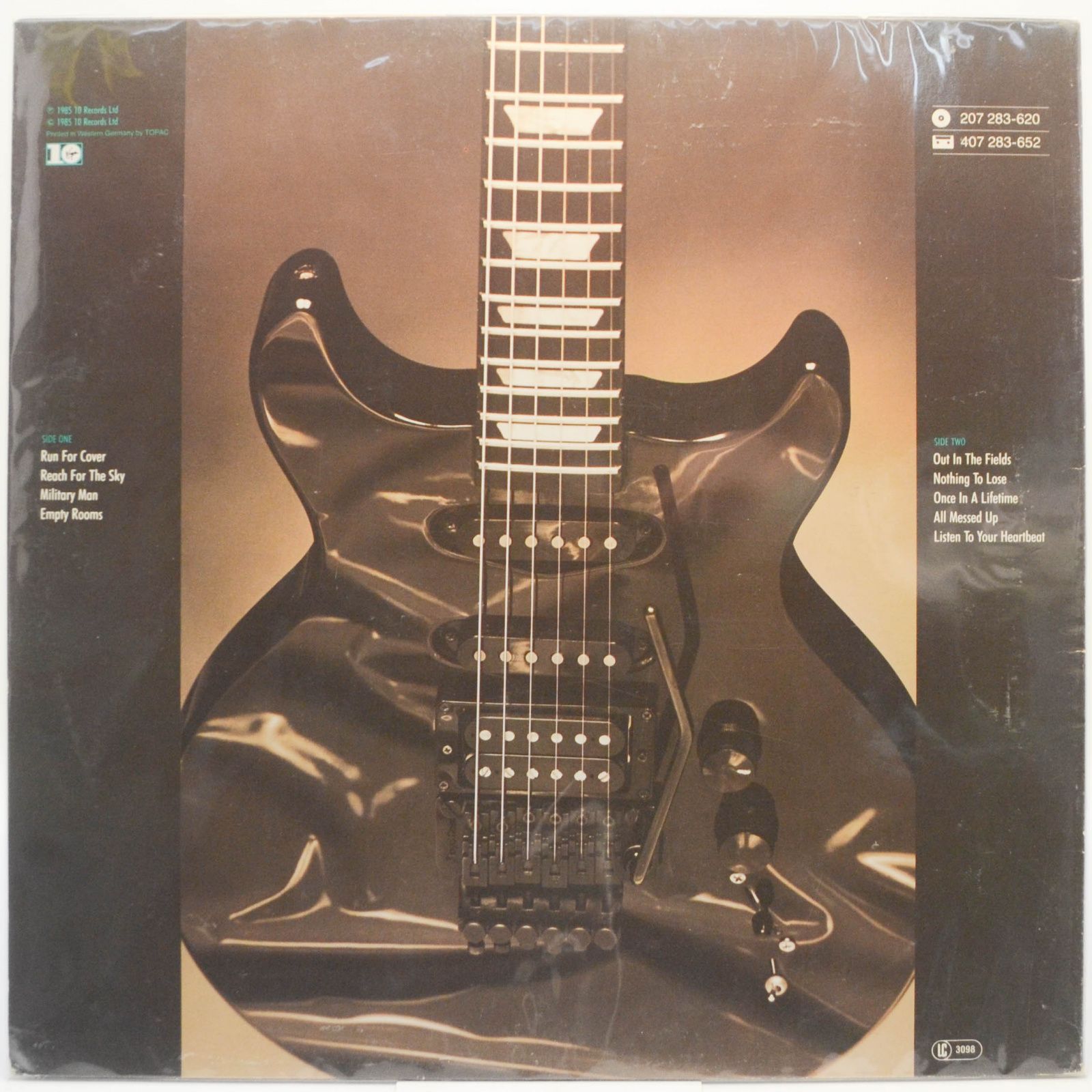 Виниловая пластинка Gary Moore — Run For Cover, 1985