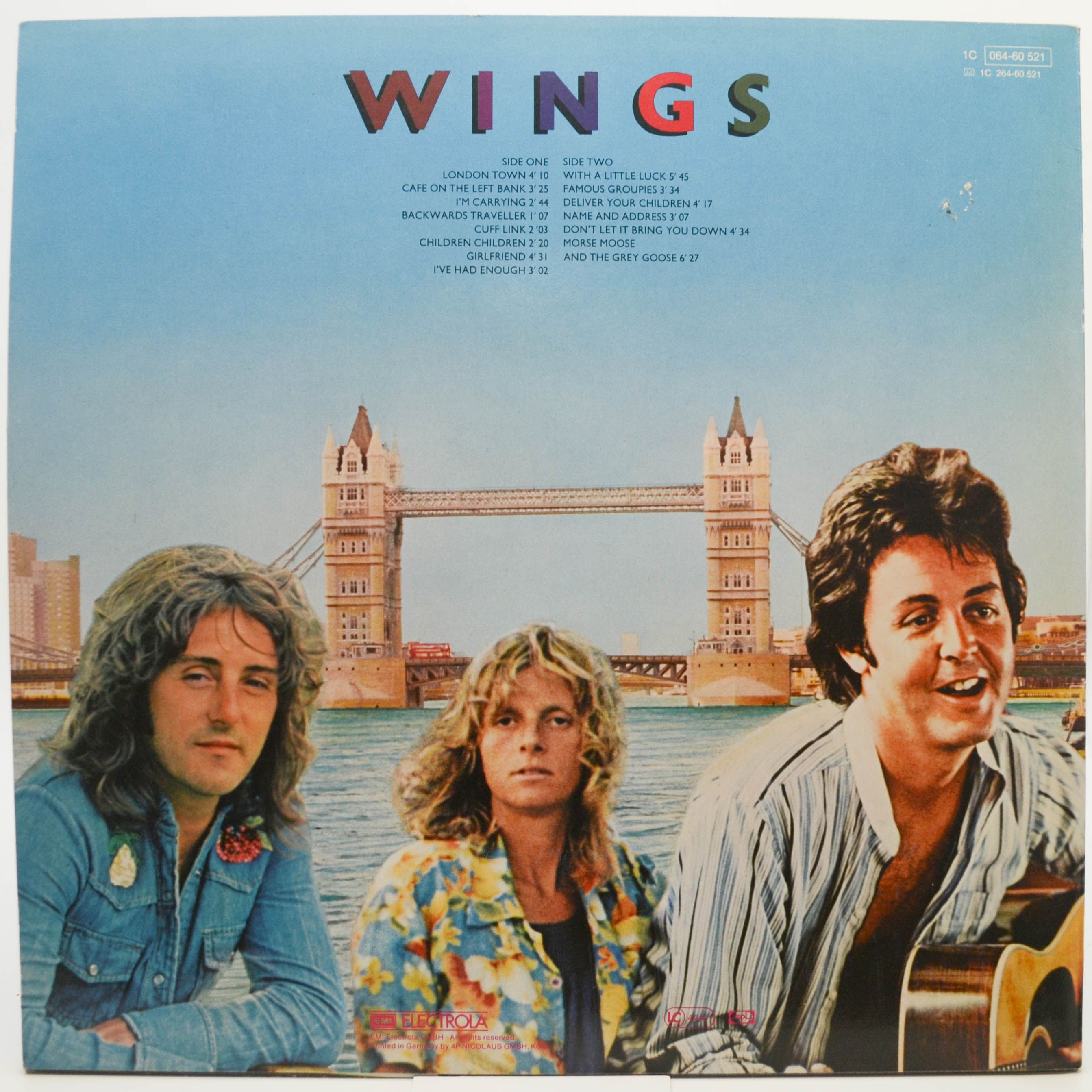 Wings — London Town (poster), 1978