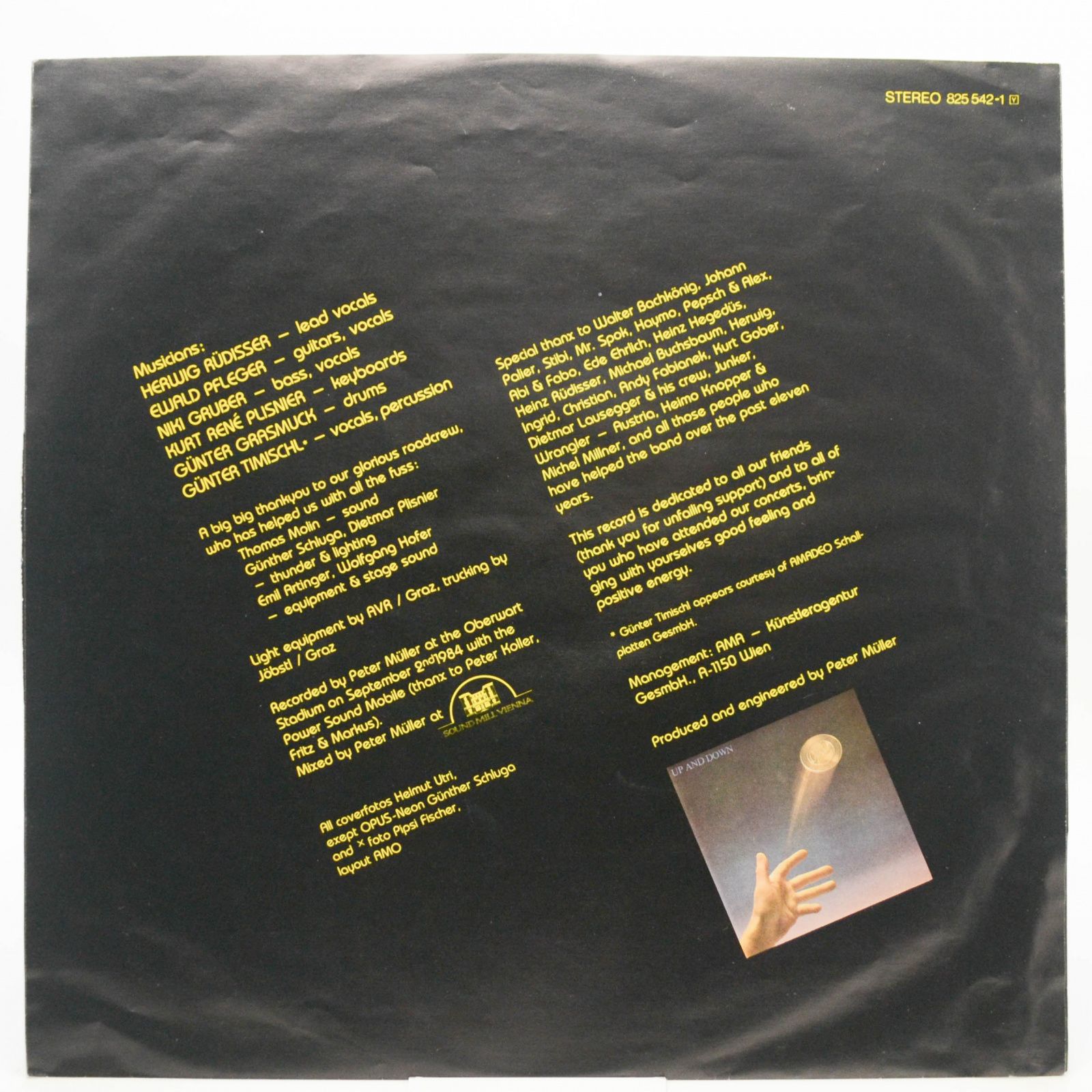 Виниловая пластинка Opus — Live Is Life, 1984