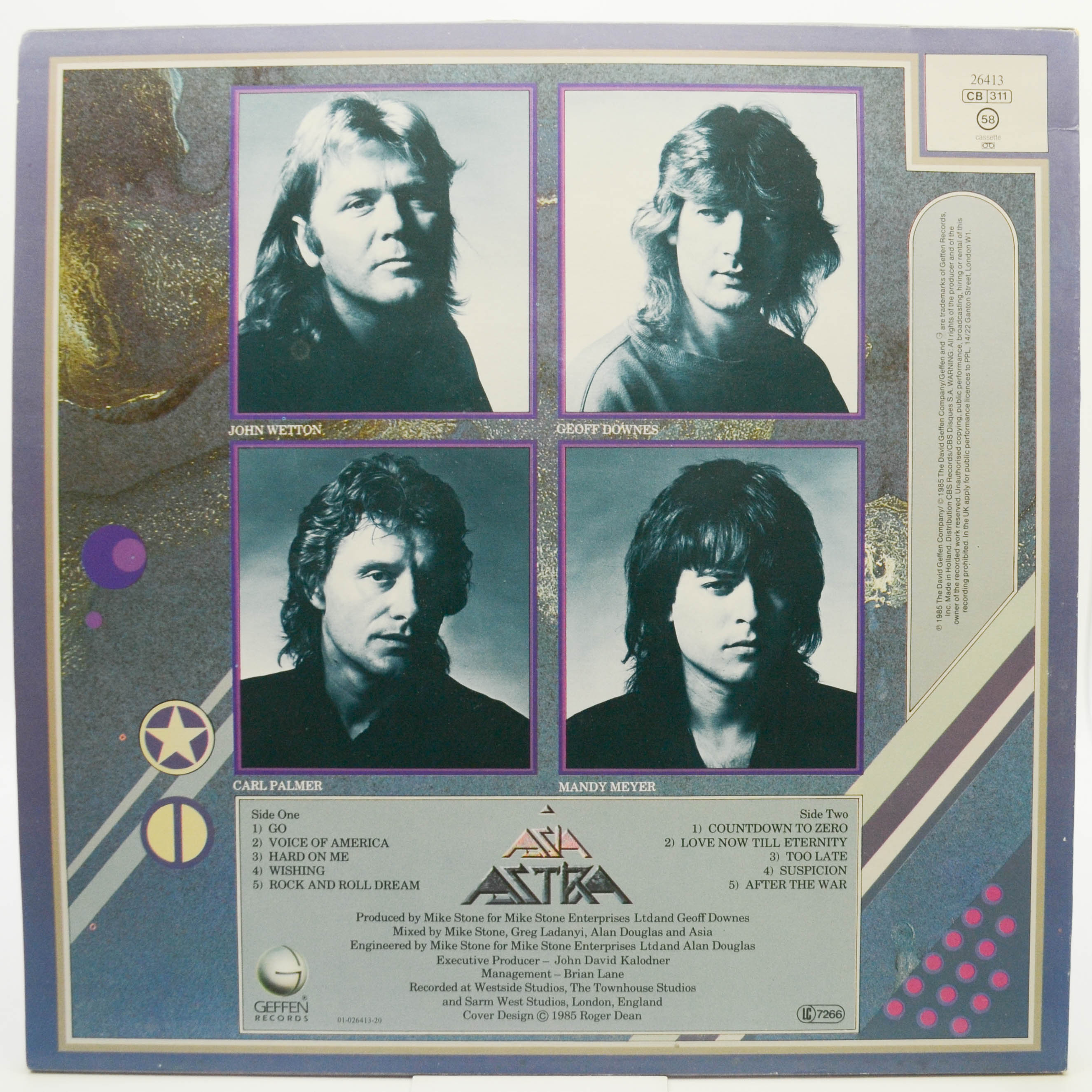 Asia — Astra, 1985