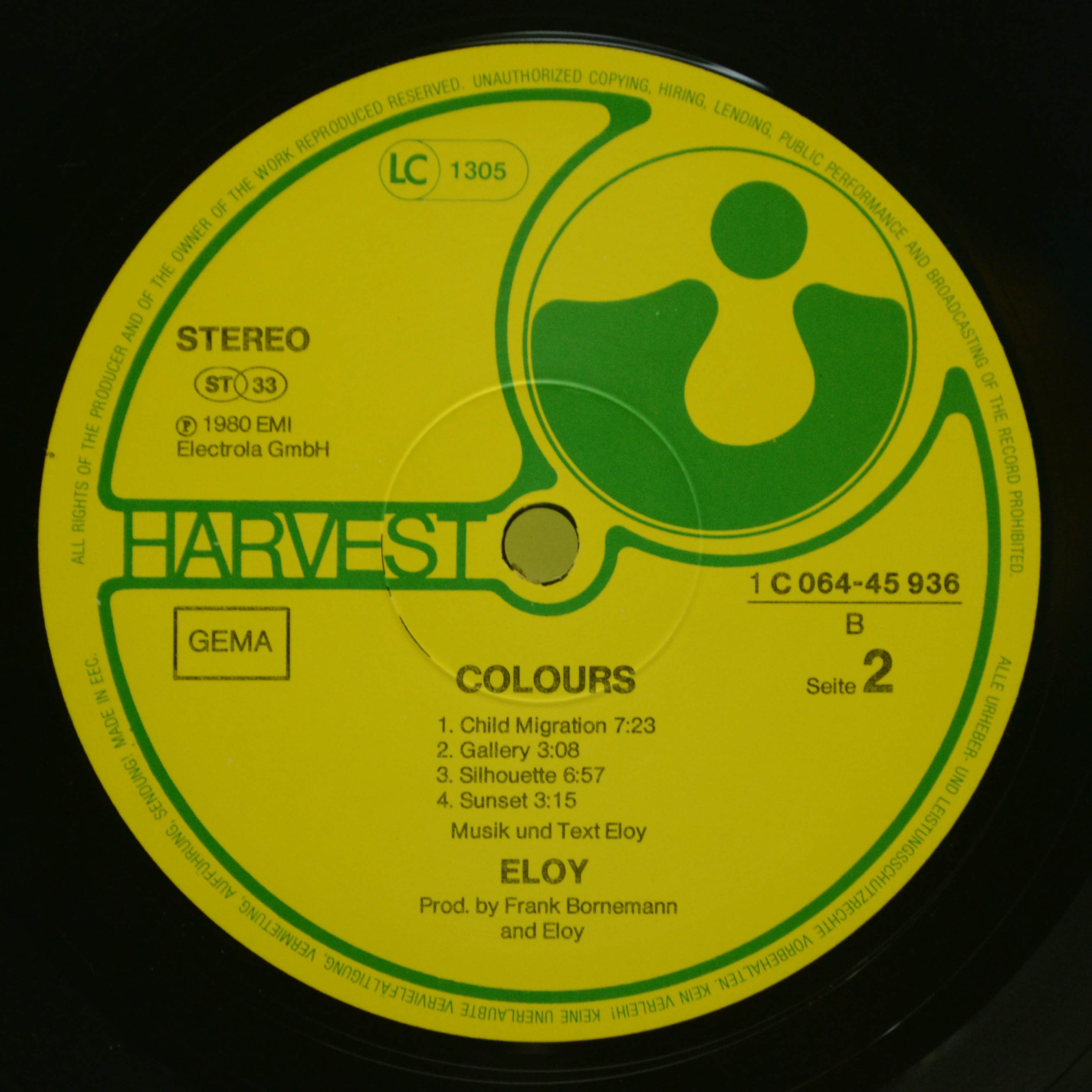 Eloy — Colours, 1980
