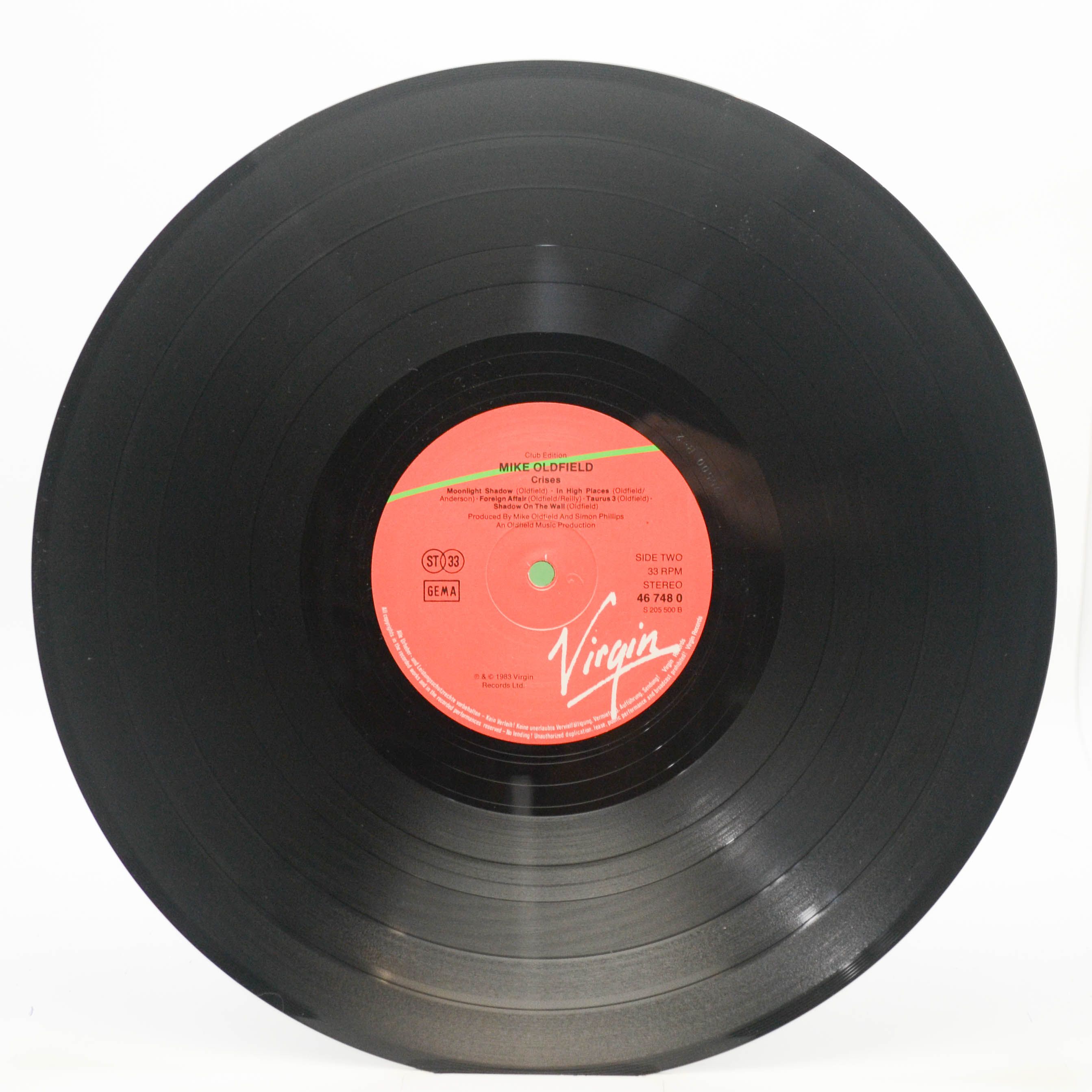 Mike Oldfield — Crises, 1983