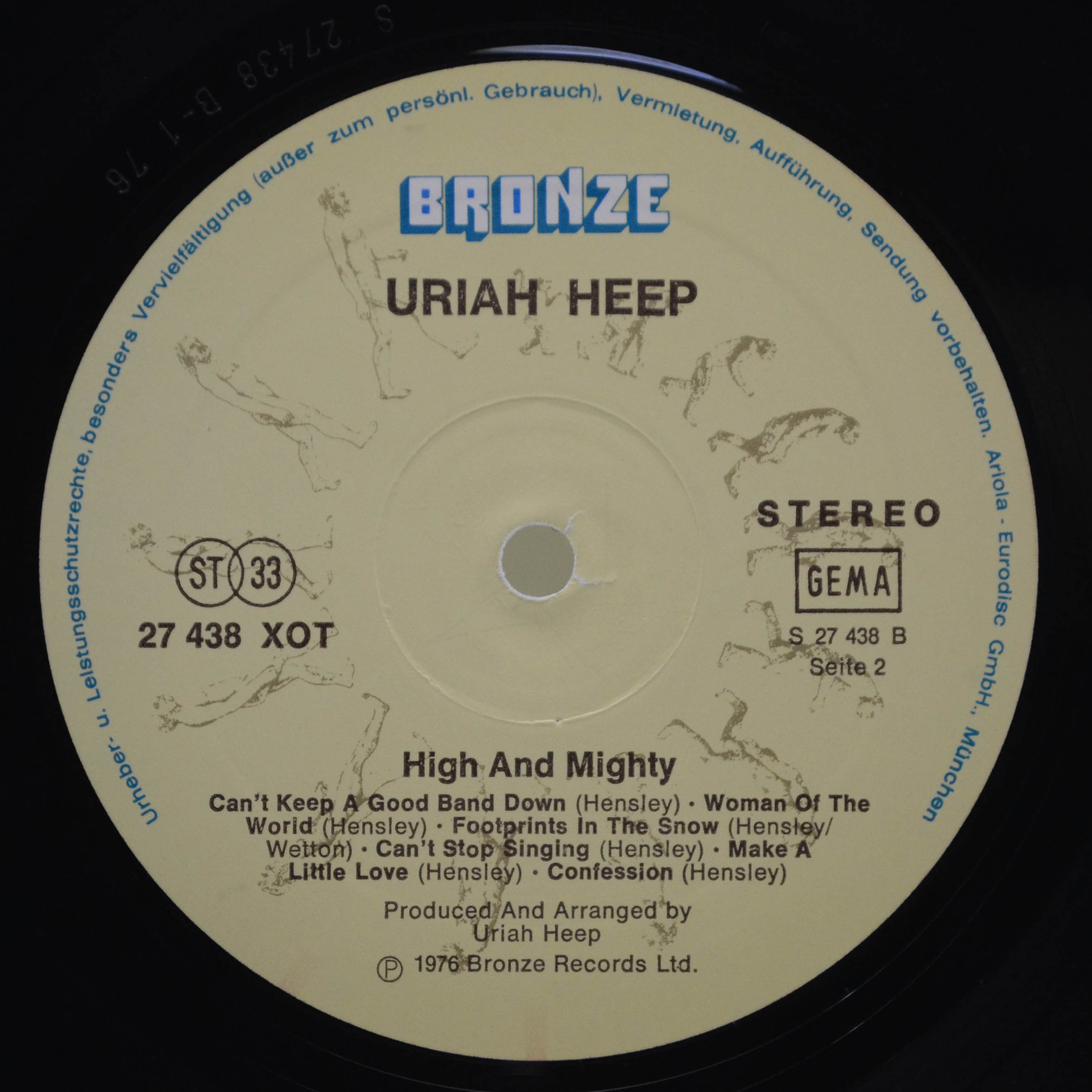 Uriah Heep — High And Mighty, 1976