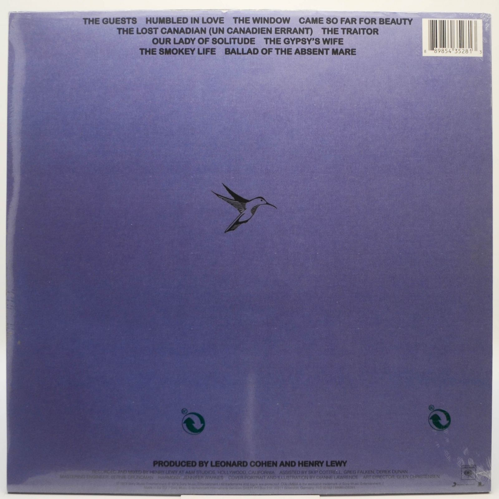 Leonard Cohen — Recent Songs, 1979