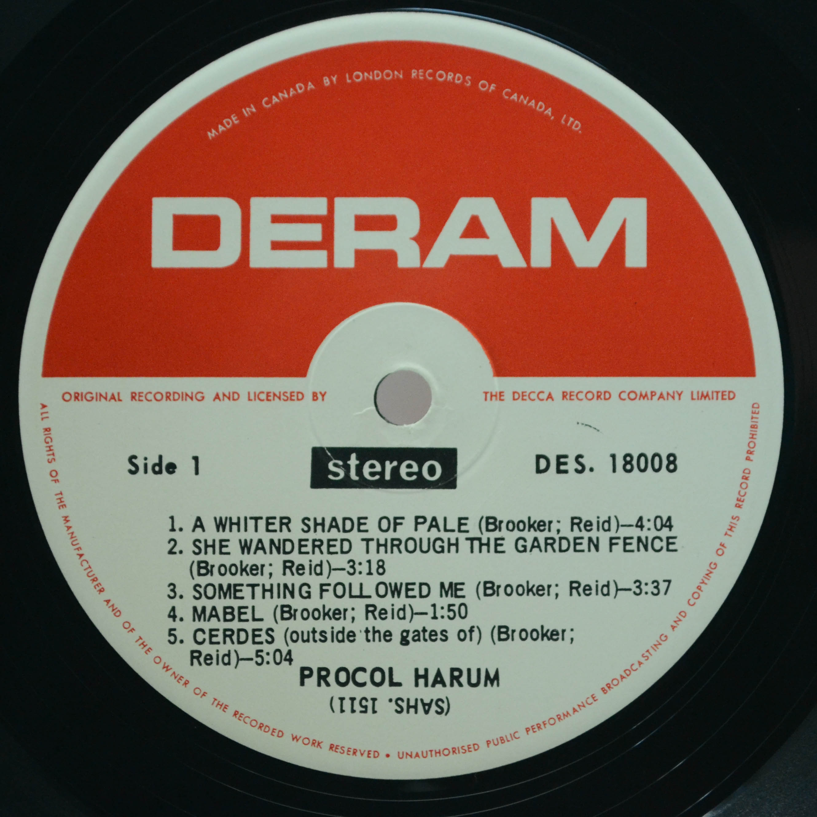 Procol Harum — Procol Harum, 1967