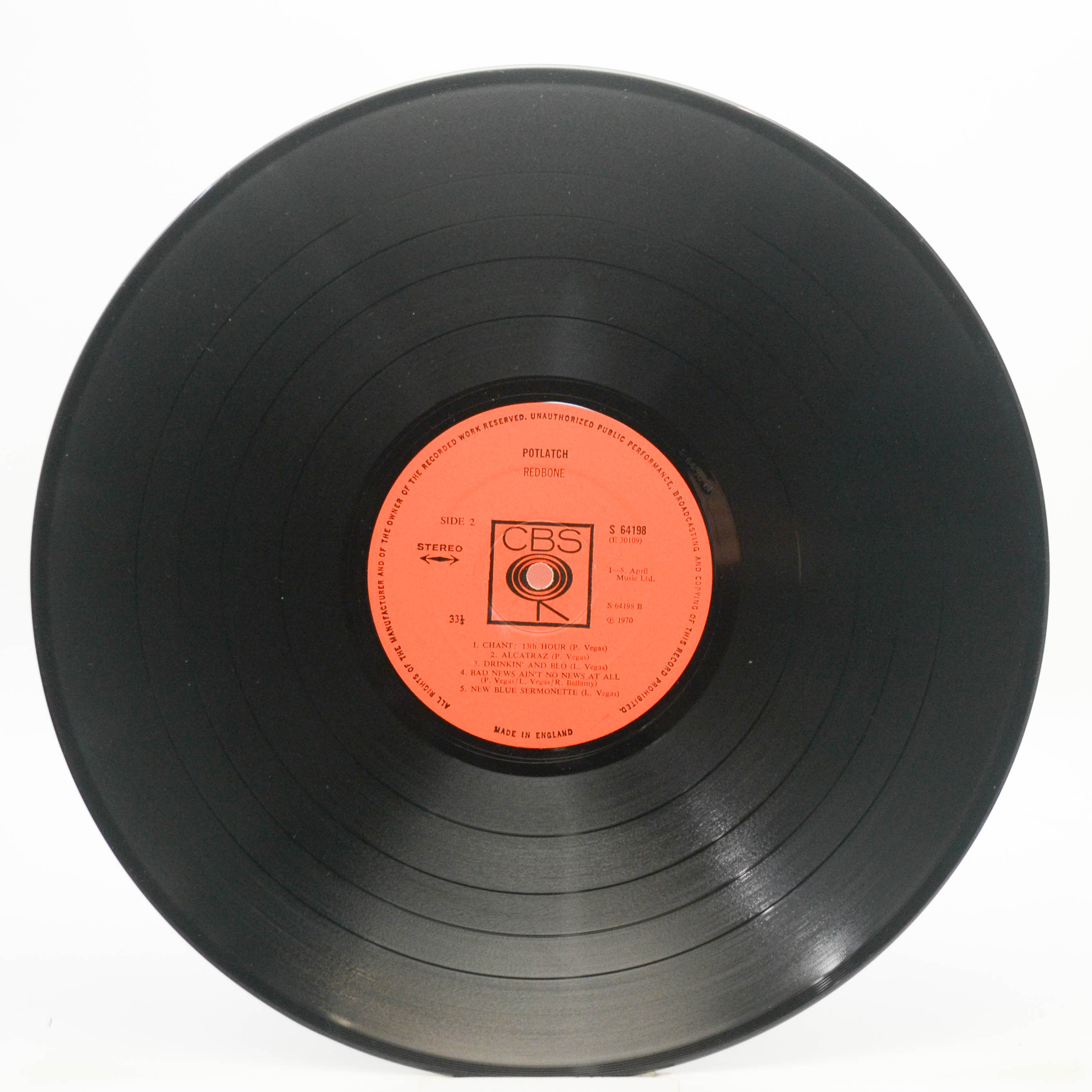 Виниловая пластинка Redbone — Potlatch (UK), 1970