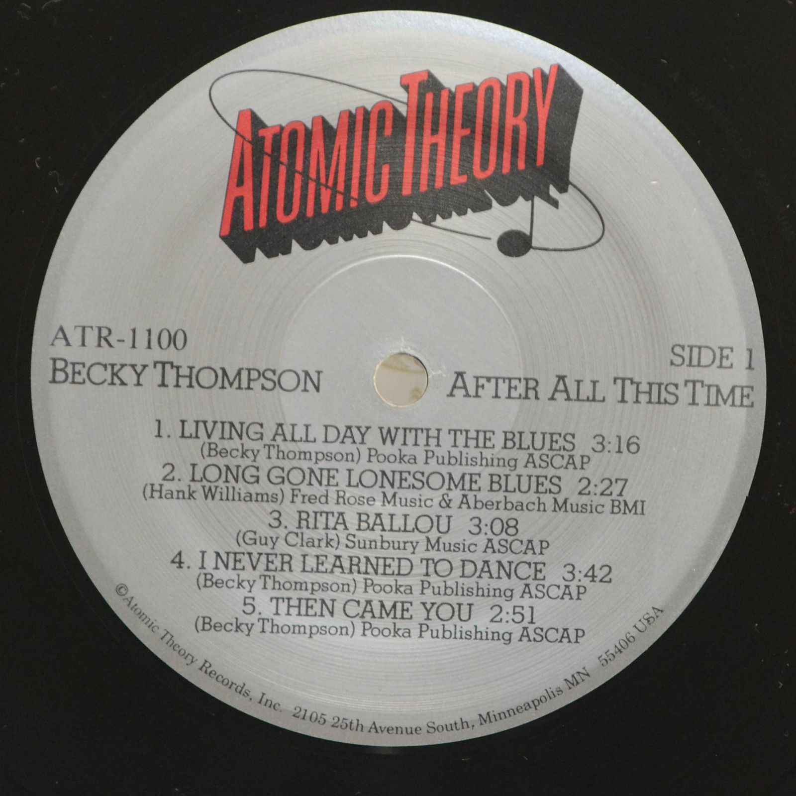 Виниловая пластинка Becky Thompson — After All This Time, 1988