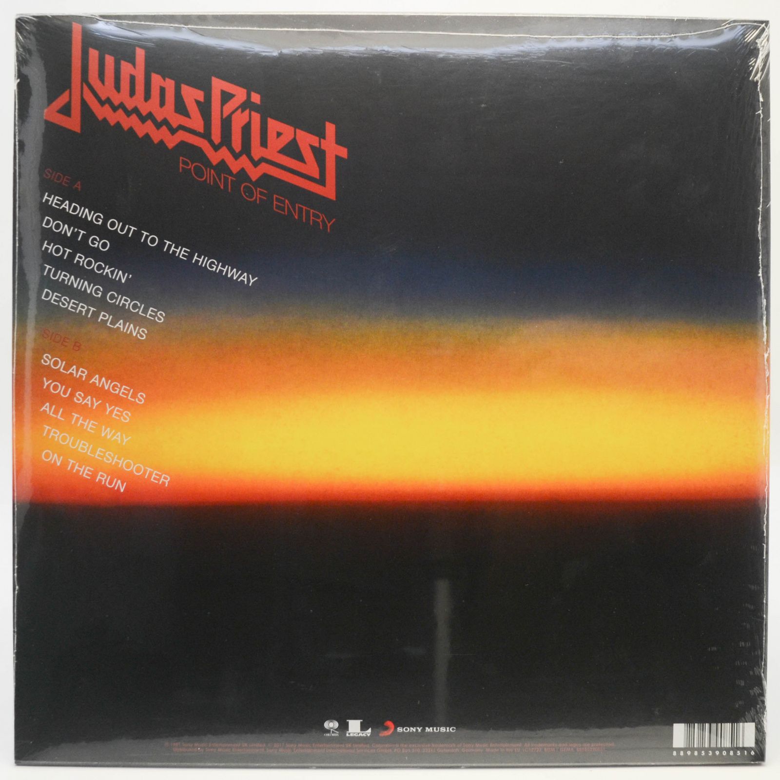 Виниловая пластинка Judas Priest — Point Of Entry, 1981