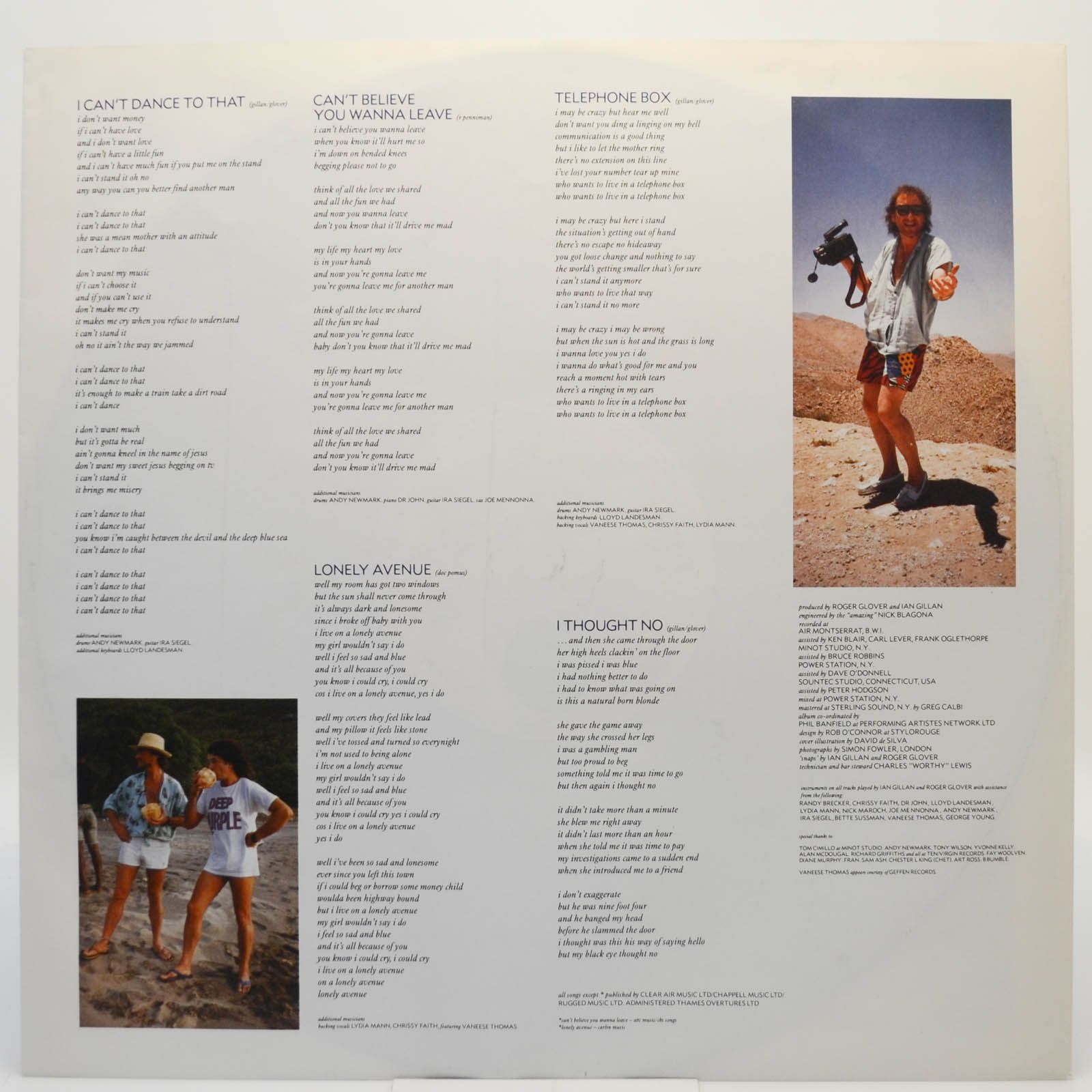 Gillan & Glover — Accidentally On Purpose, 1988