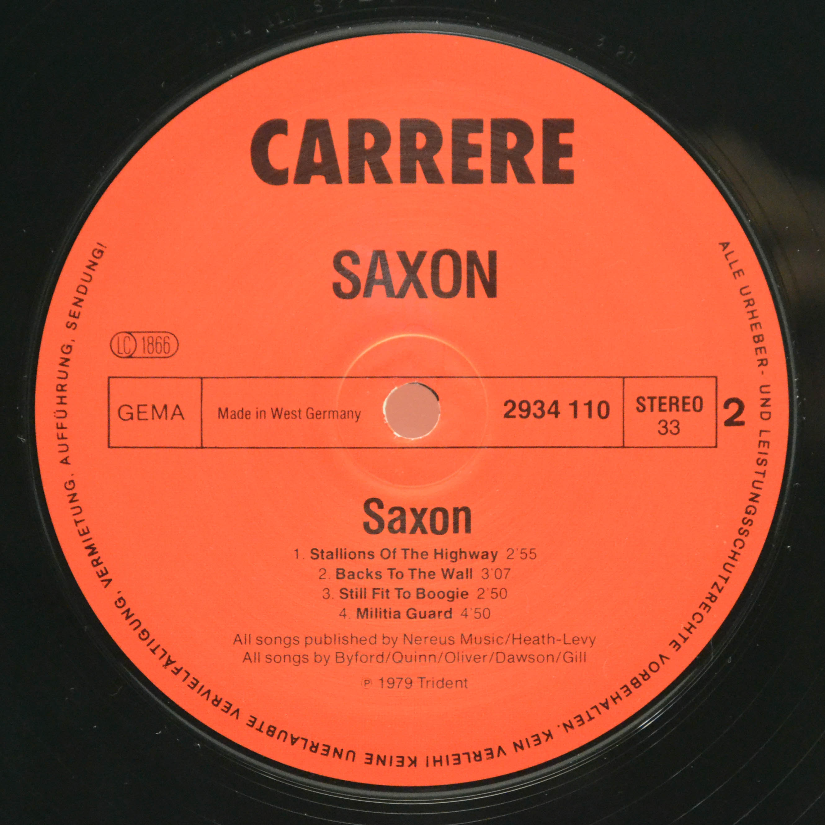 Saxon — Saxon, 1979