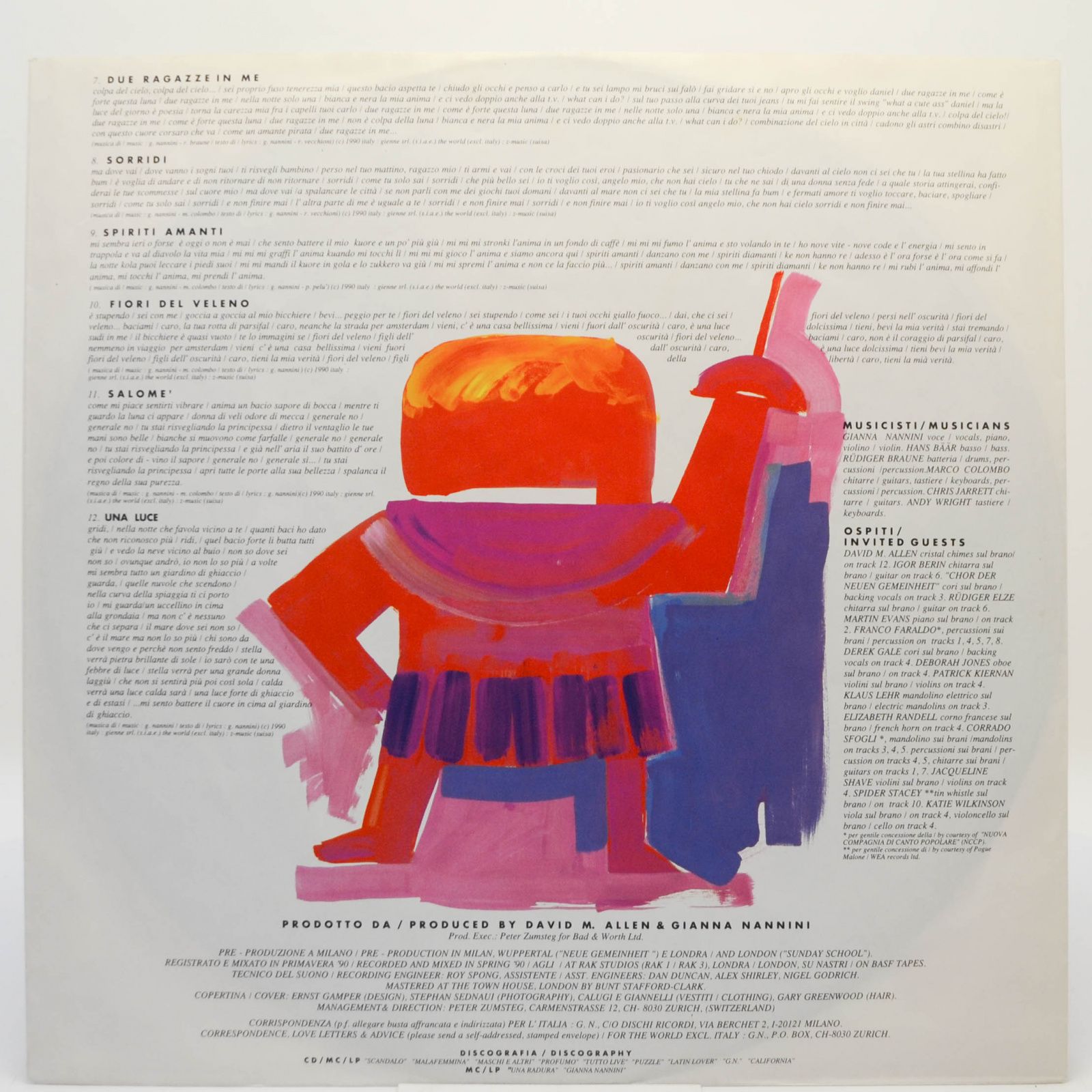 Gianna Nannini — Scandalo, 1990