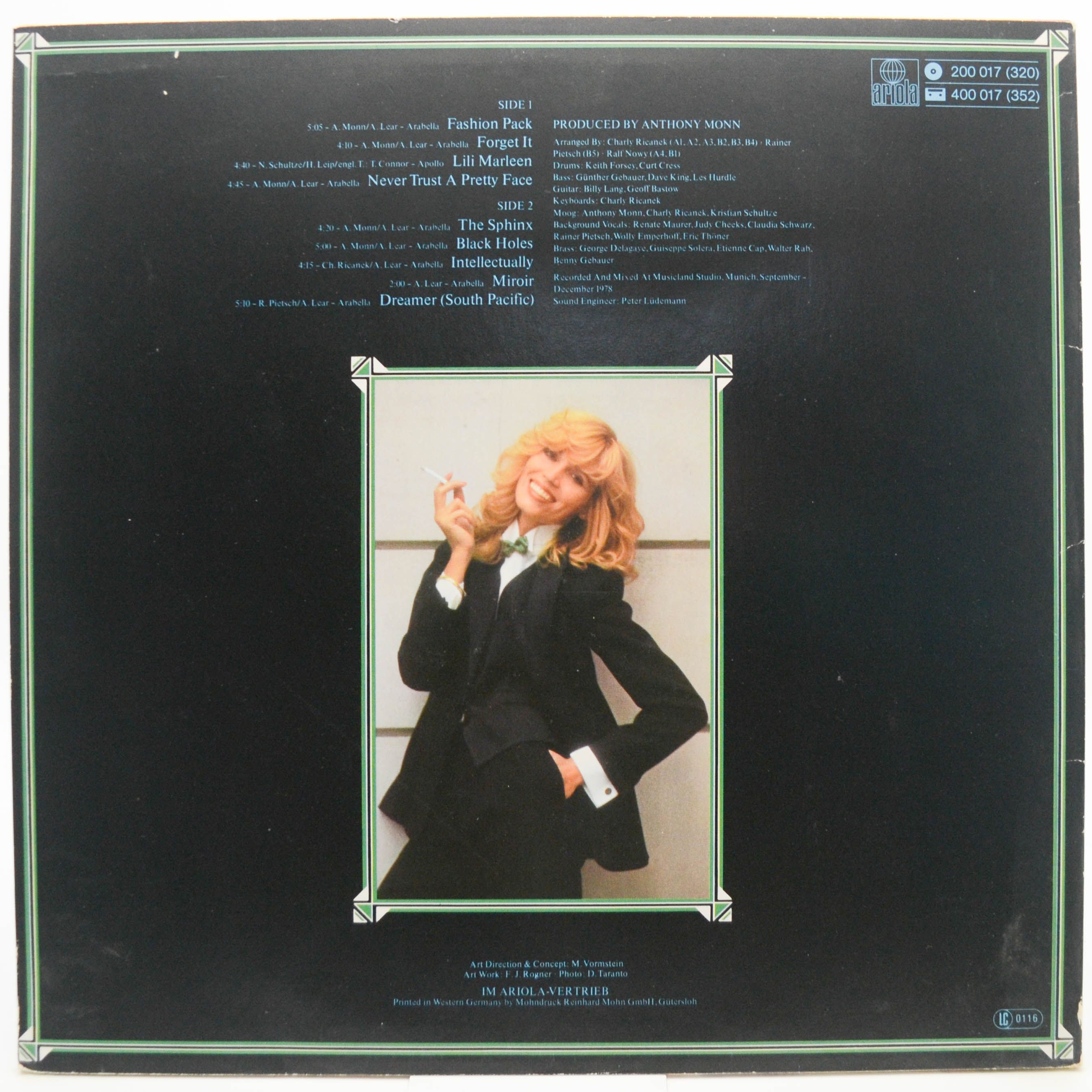 Виниловая пластинка Amanda Lear — Never Trust A Pretty Face, 1979