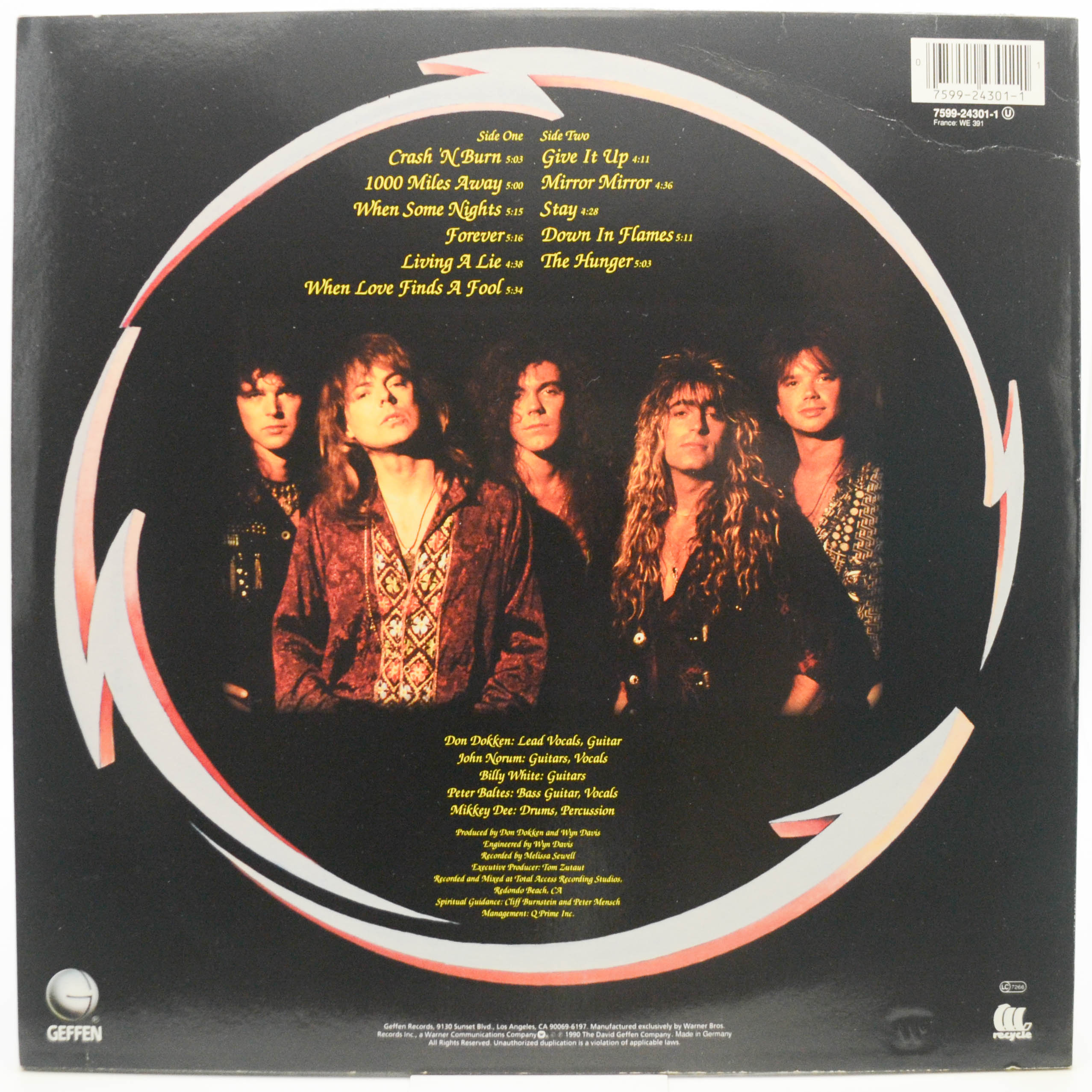 Виниловая пластинка Don Dokken — Up From The Ashes, 1990