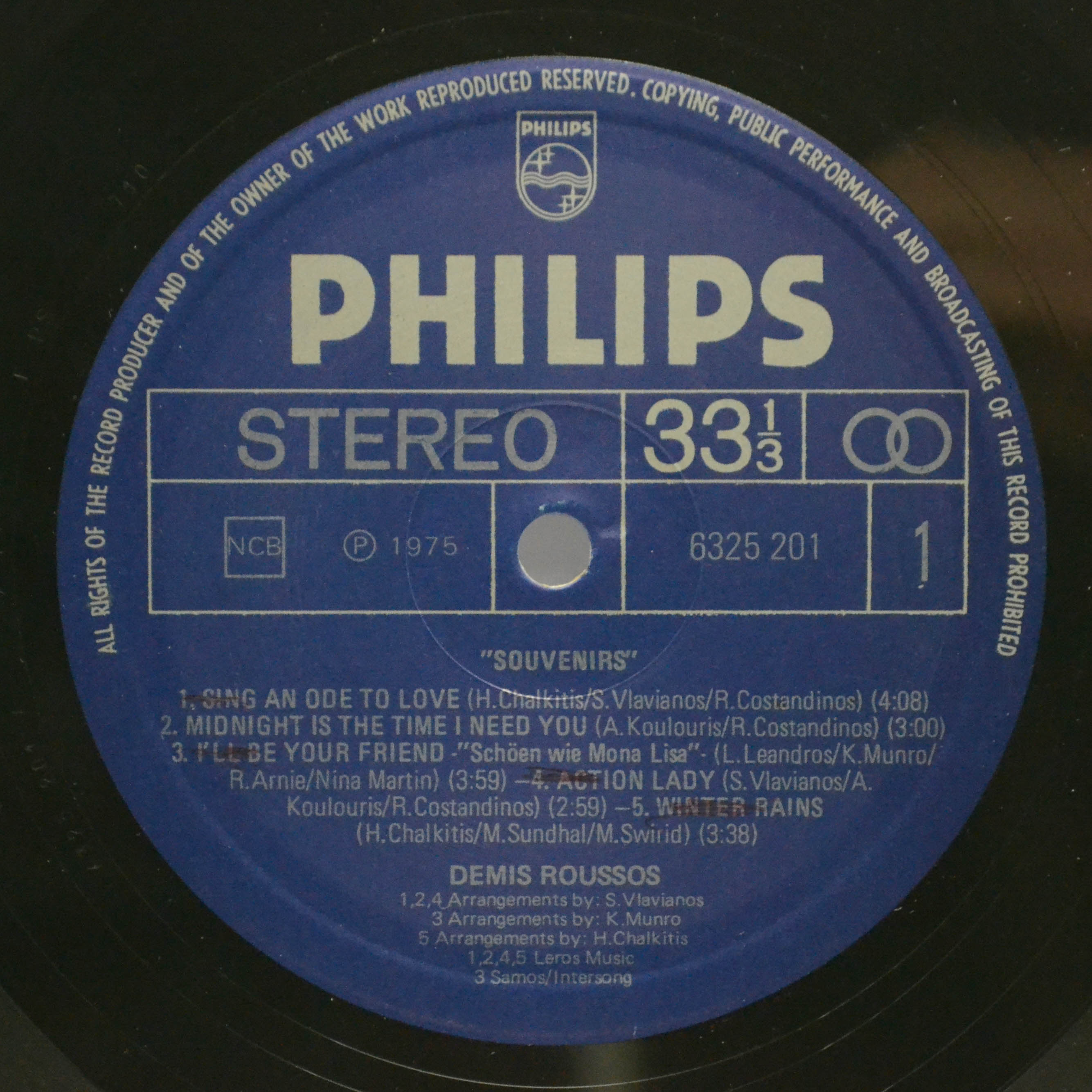 Démis Roussos — Souvenirs, 1975