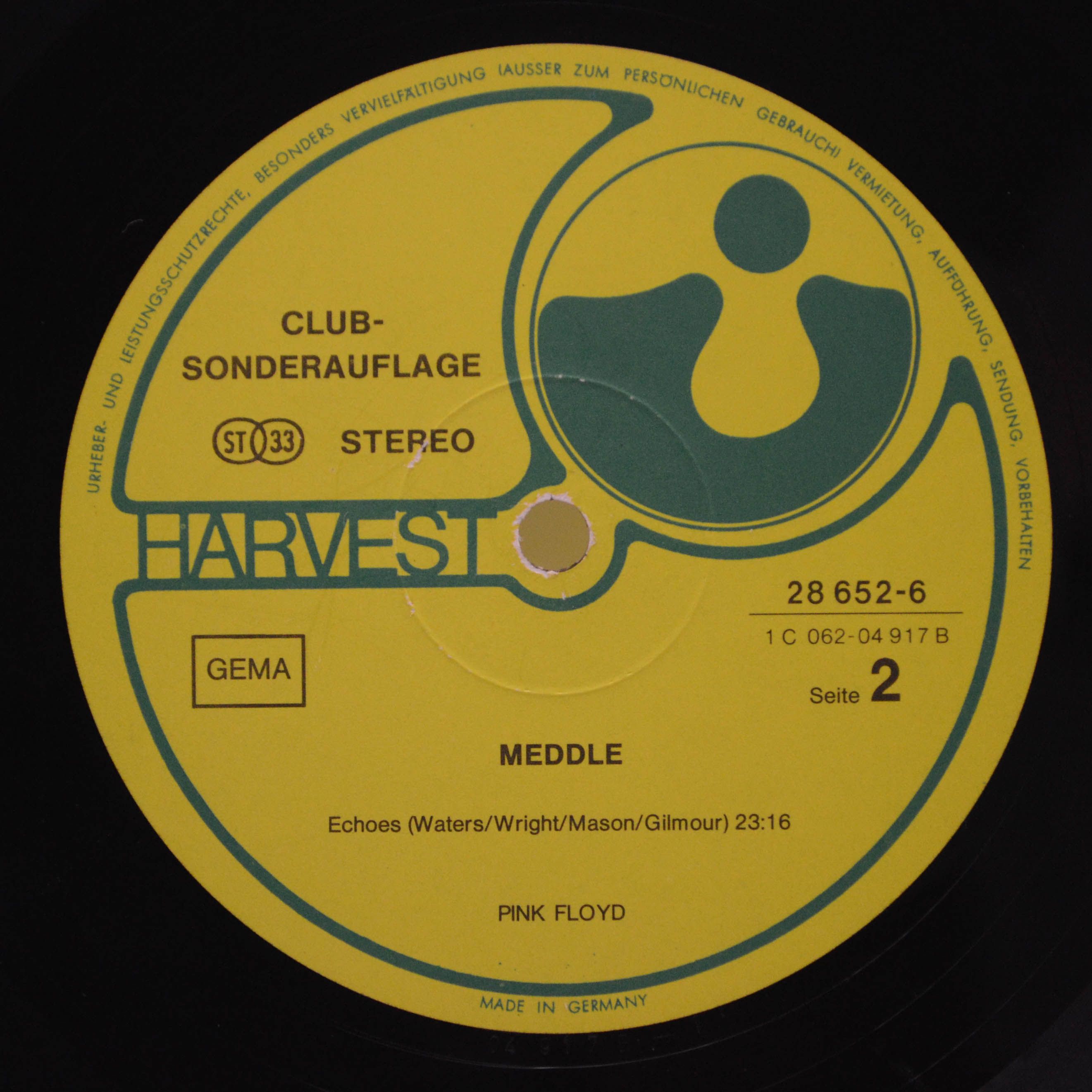 Виниловая пластинка Pink Floyd — Meddle, 1971