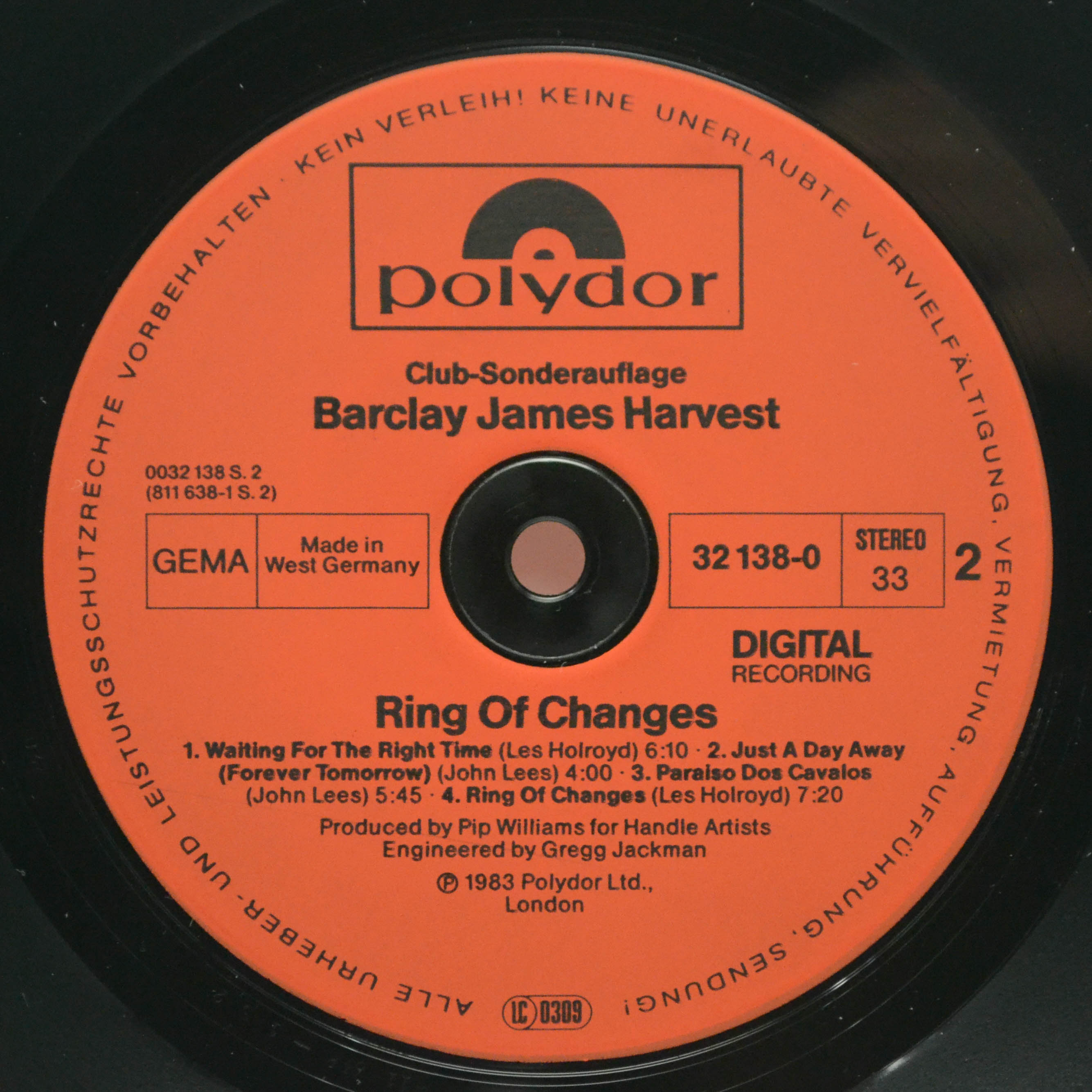 Виниловая пластинка Barclay James Harvest — Ring Of Changes, 1983