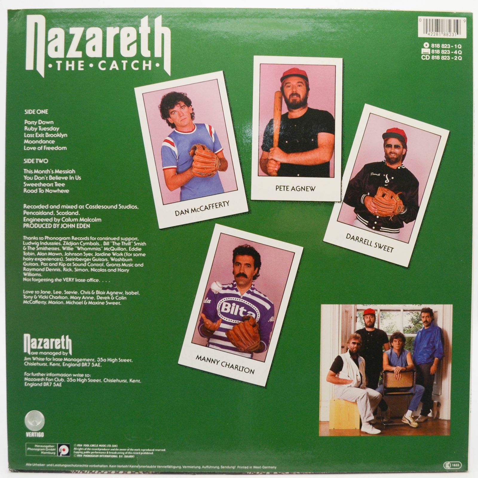 Nazareth — The Catch, 1984