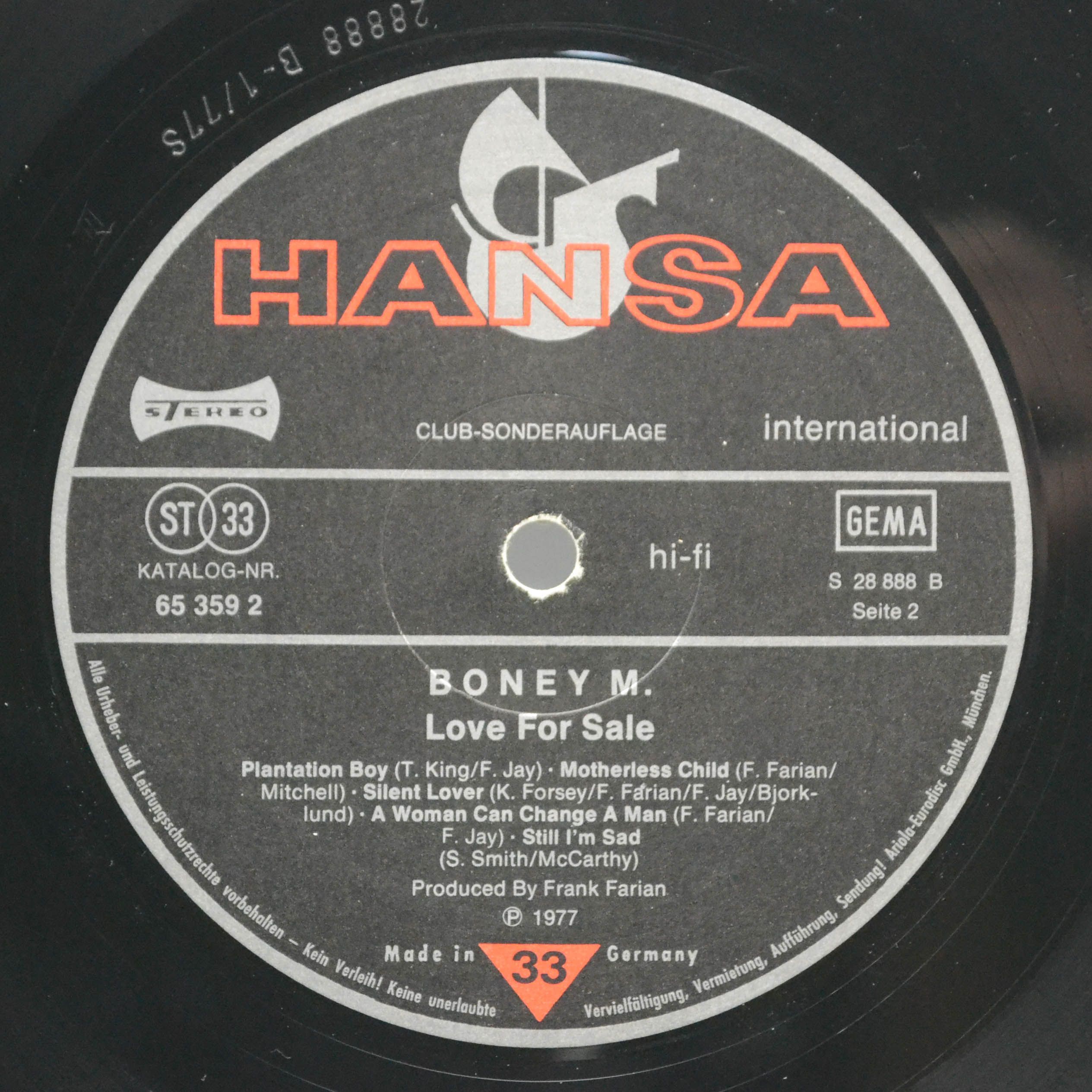 Boney M. — Love For Sale, 1977