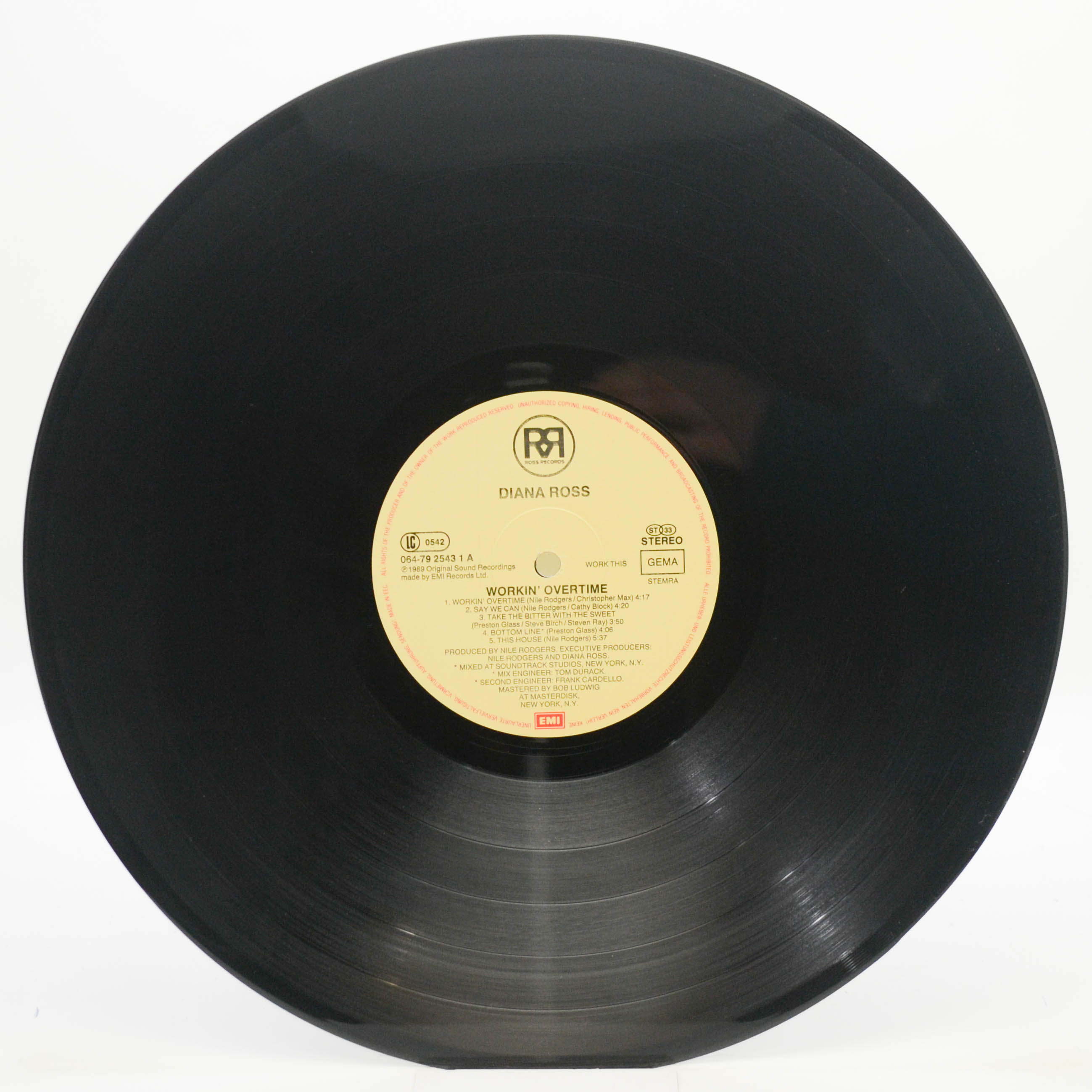 Diana — Workin' Overtime, 1989