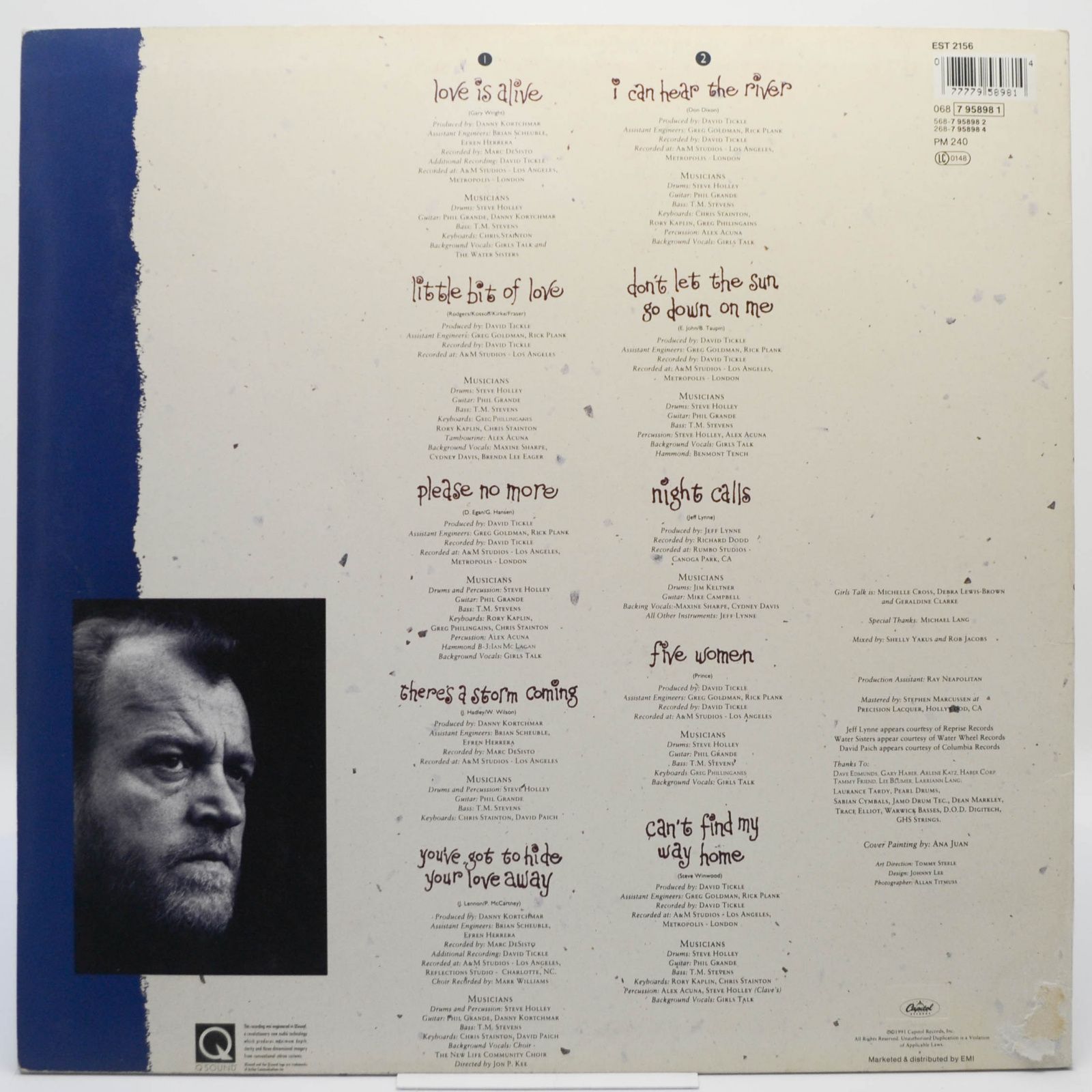 Joe Cocker — Night Calls, 1991