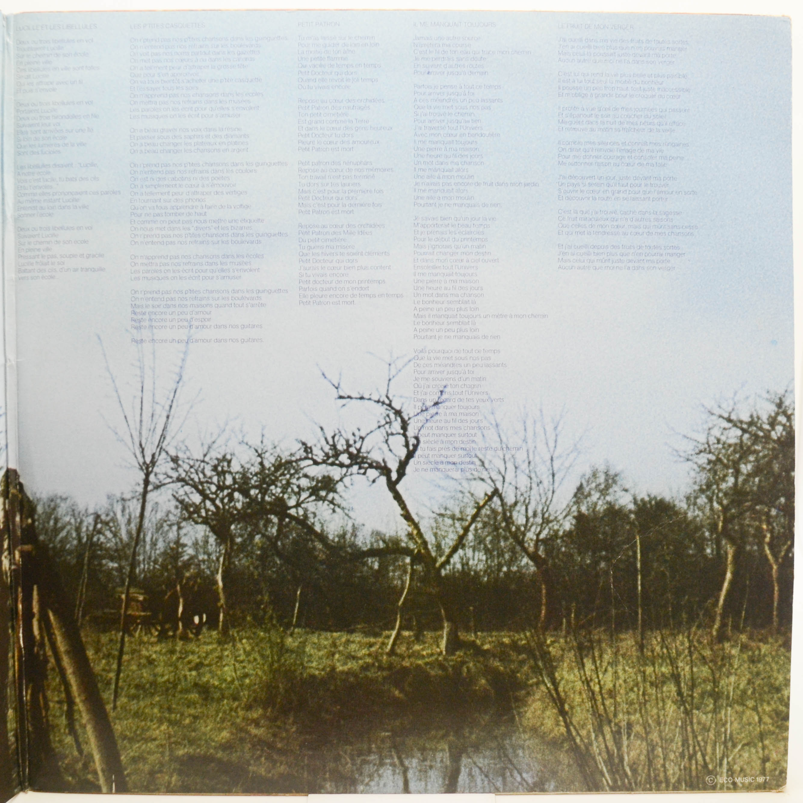 Виниловая пластинка Yves Duteil — Yves Duteil (1-st, France), 1977