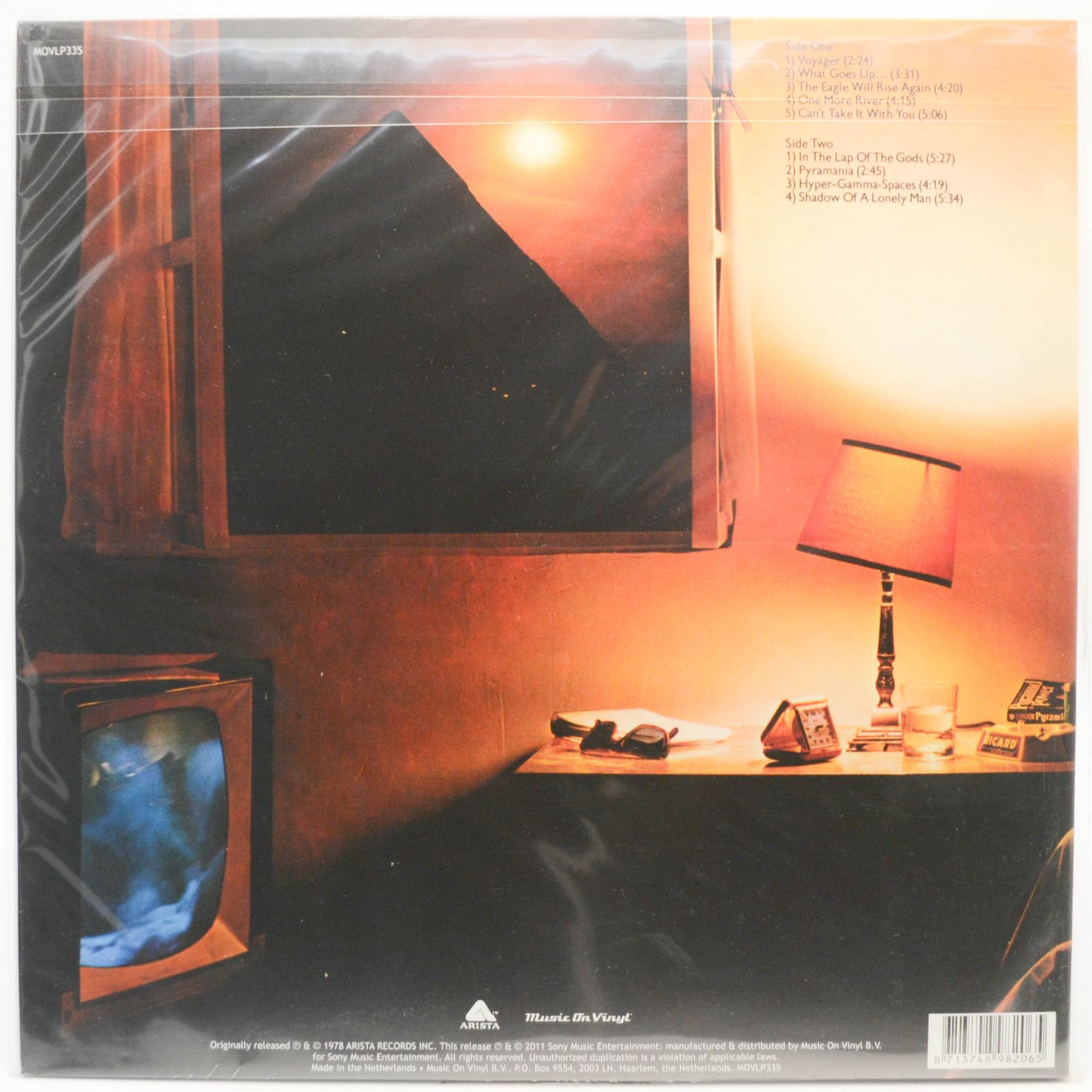 Виниловая пластинка Alan Parsons Project — Pyramid, 1978