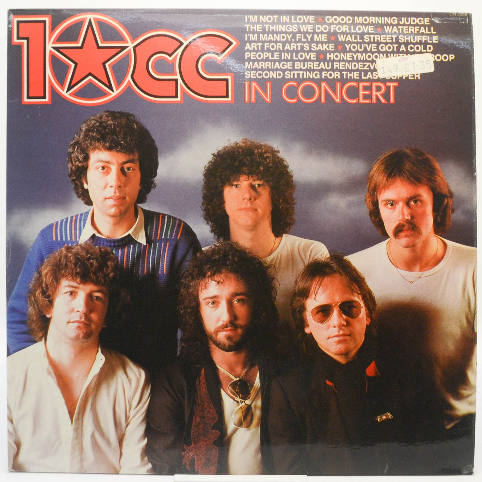 Виниловая пластинка 10cc — 10cc In Concert (UK), 1982