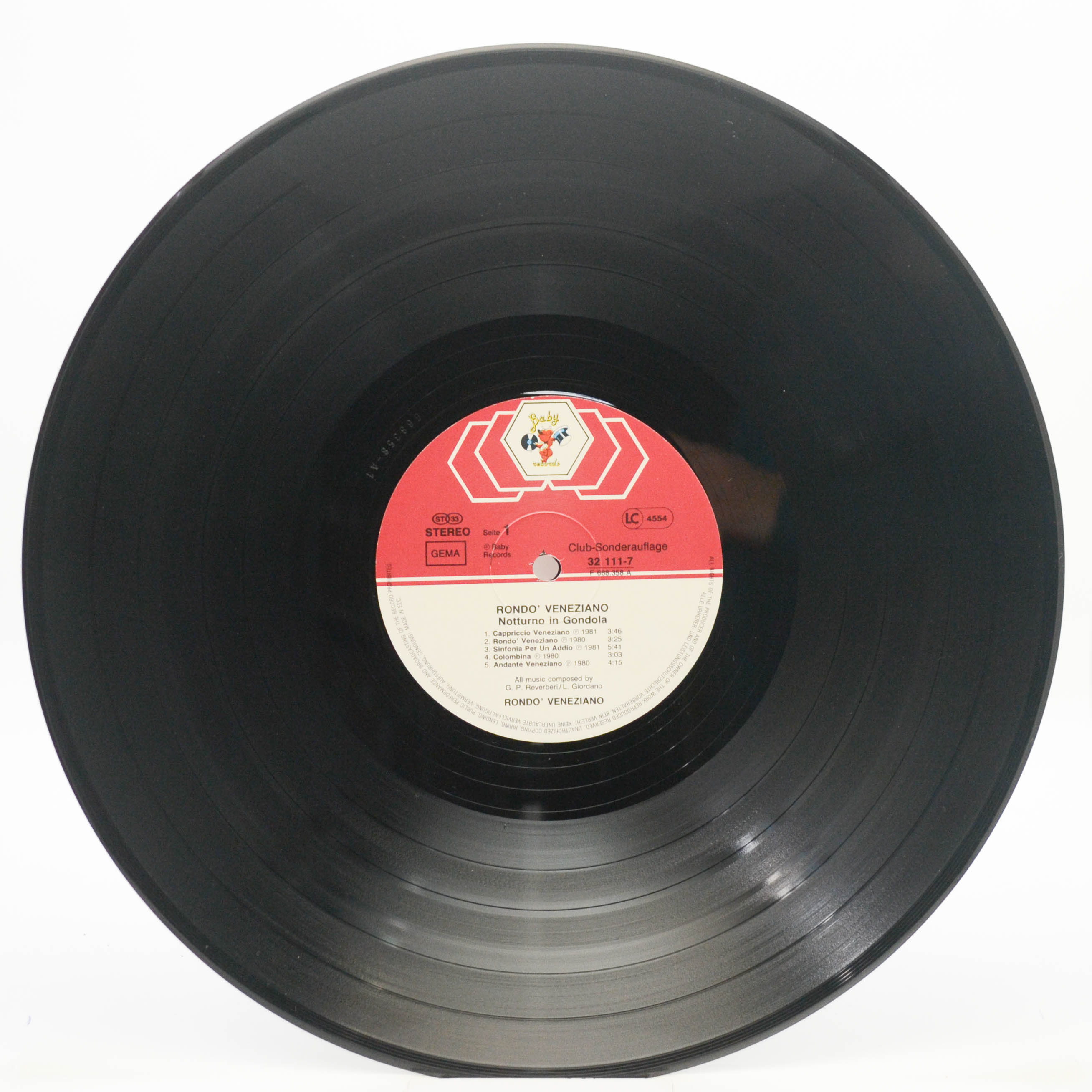 Rondo' Veneziano — Notturno In Gondola, 1981