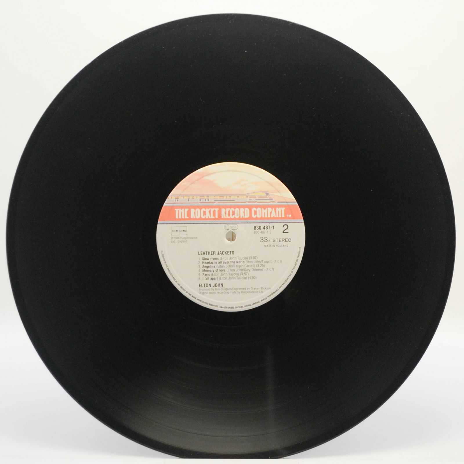 Elton John — Leather Jackets, 1986