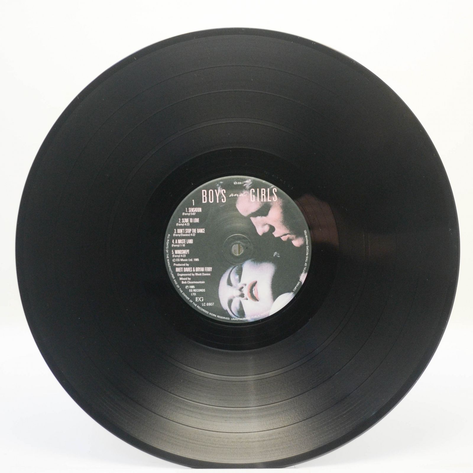 Bryan Ferry — Boys And Girls, 1985