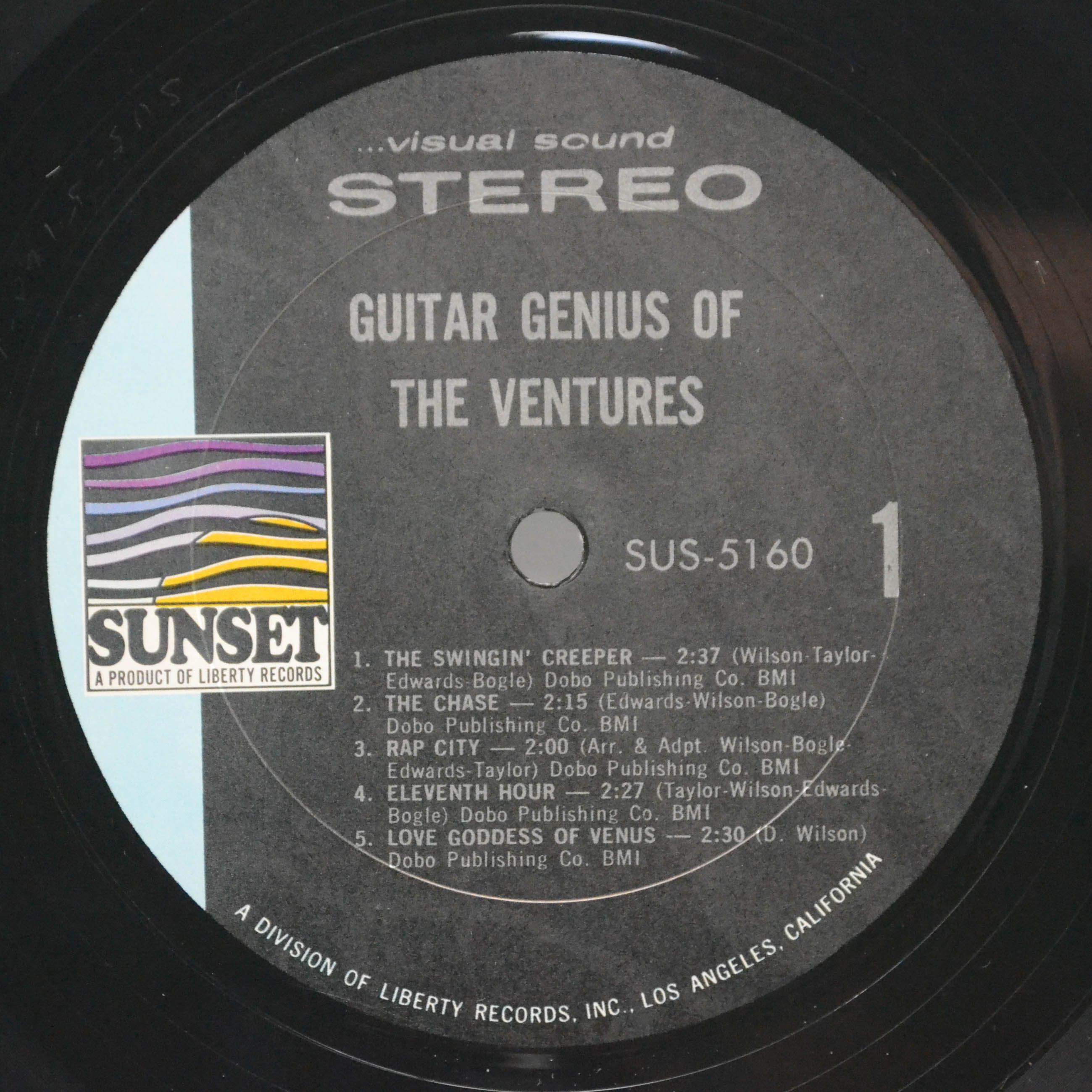 Виниловая пластинка Ventures — Guitar Genius Of The Ventures (USA), 1967