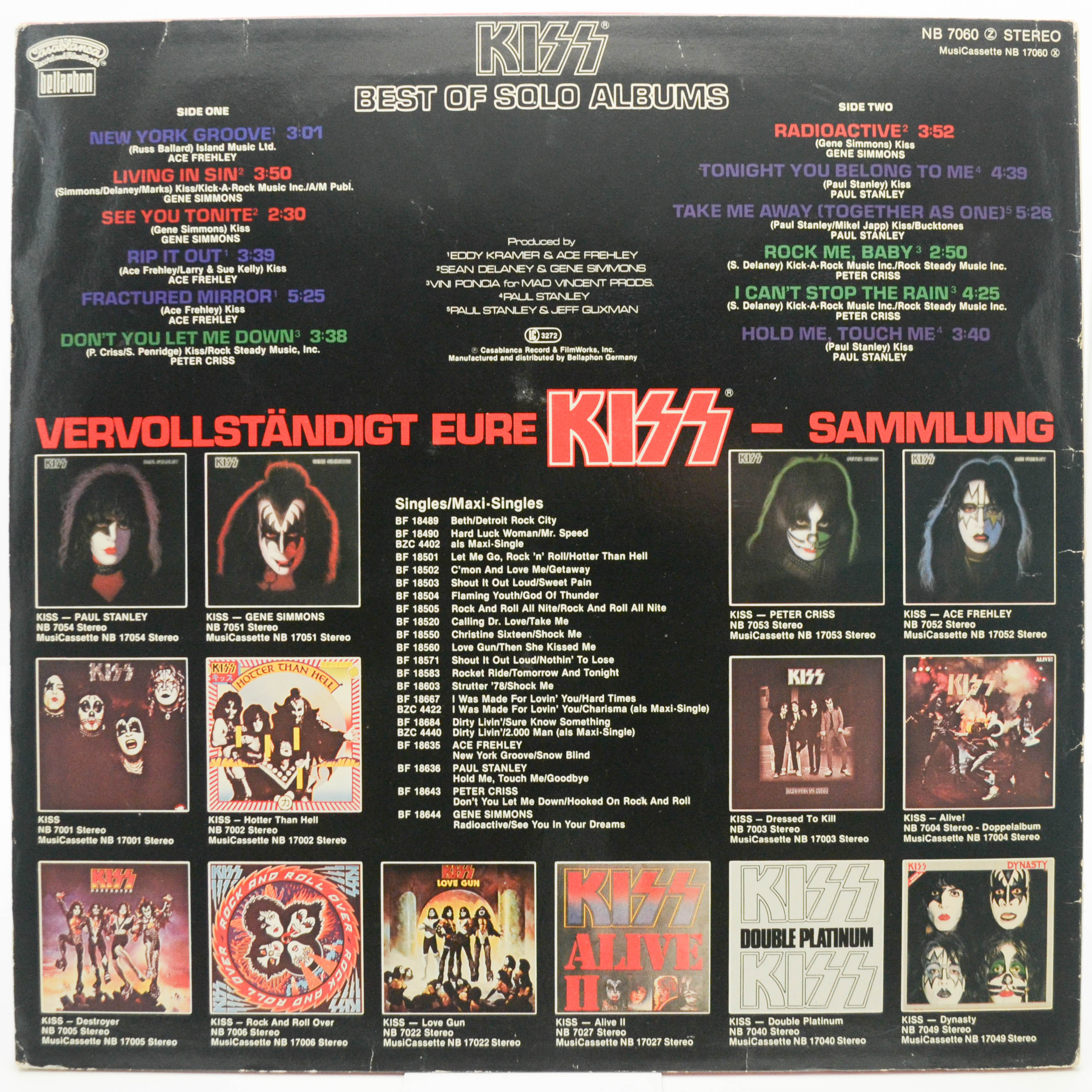 Kiss — Best Of Solo Albums, 1979