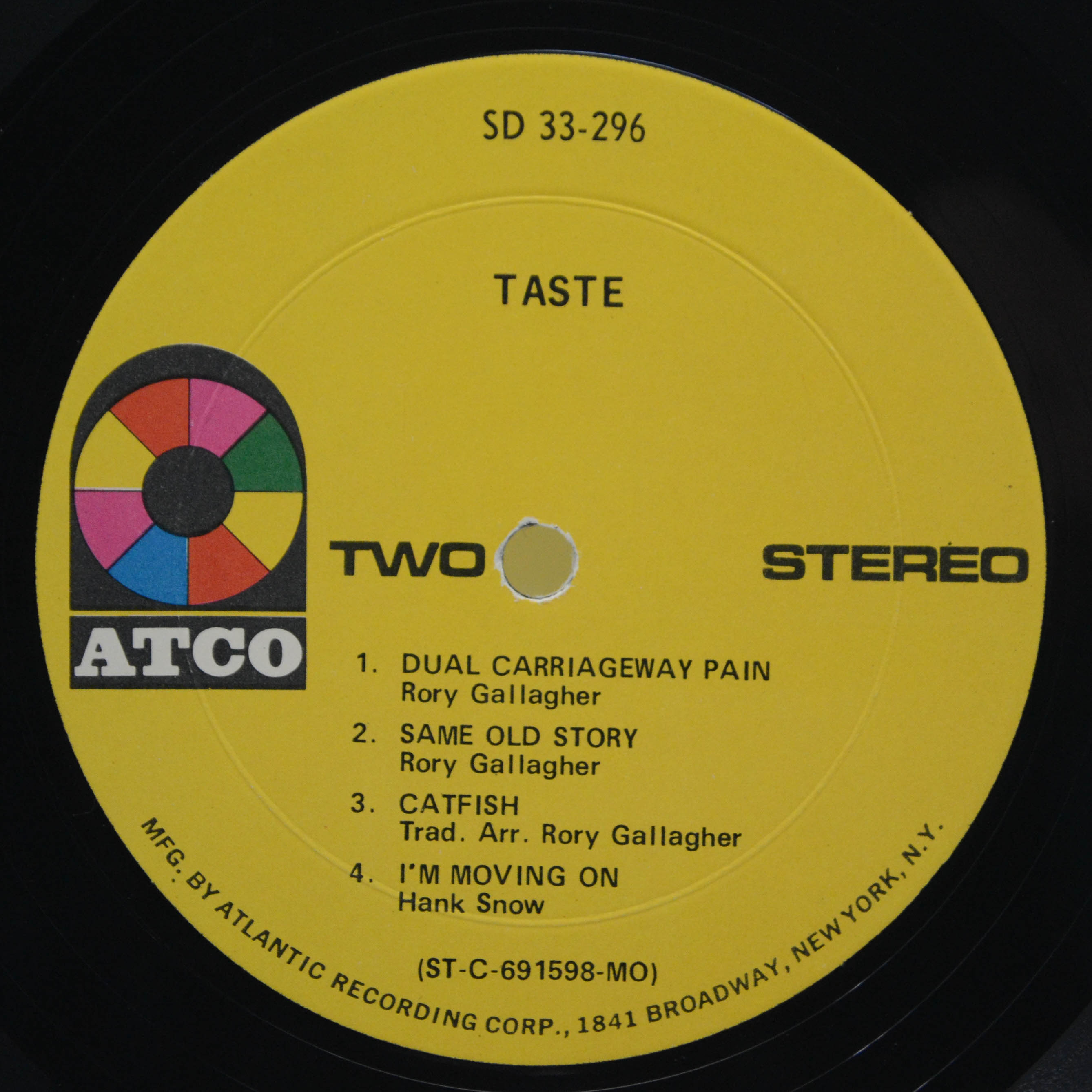 Taste — Taste (USA), 1969
