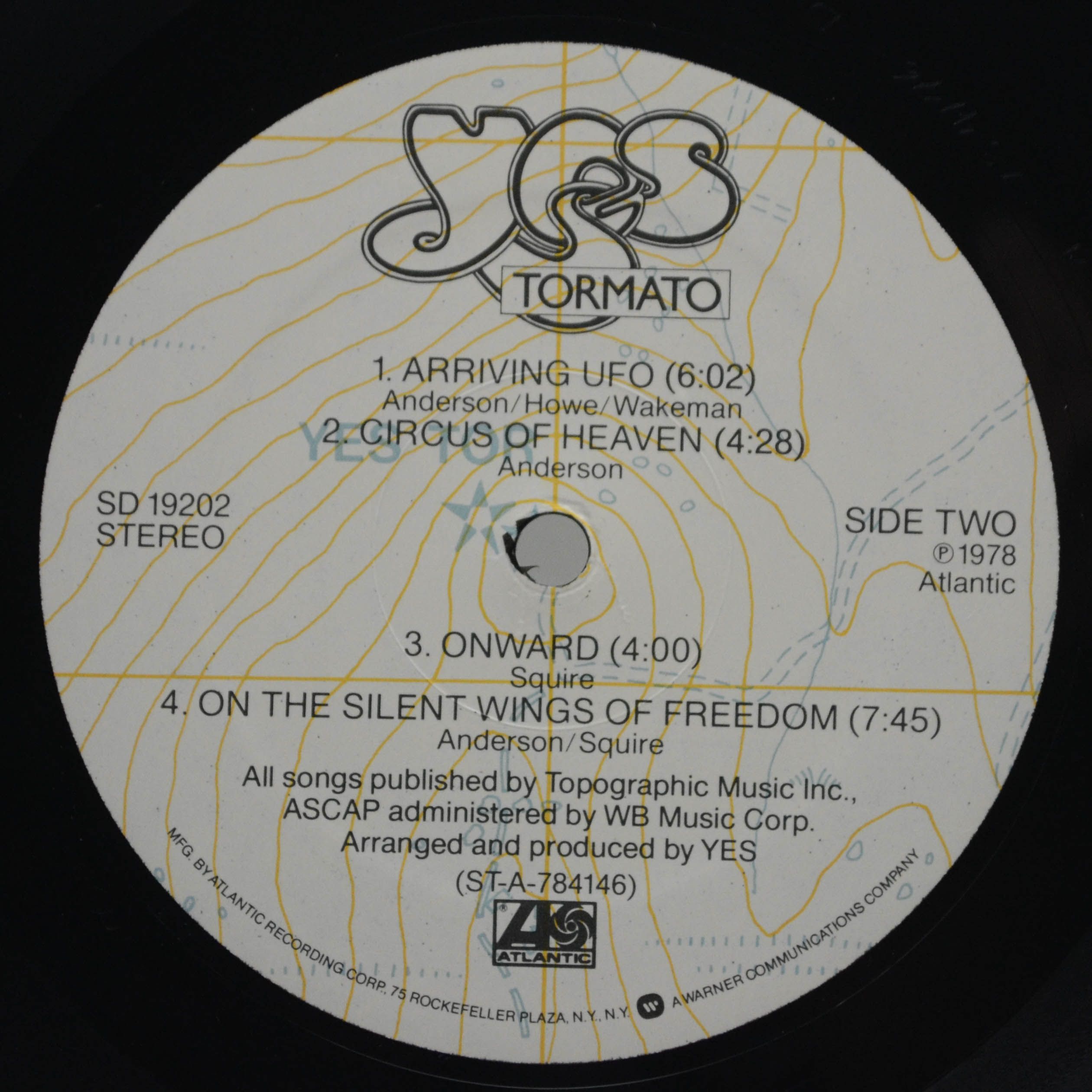 Виниловая пластинка Yes — Tormato (USA), 1978
