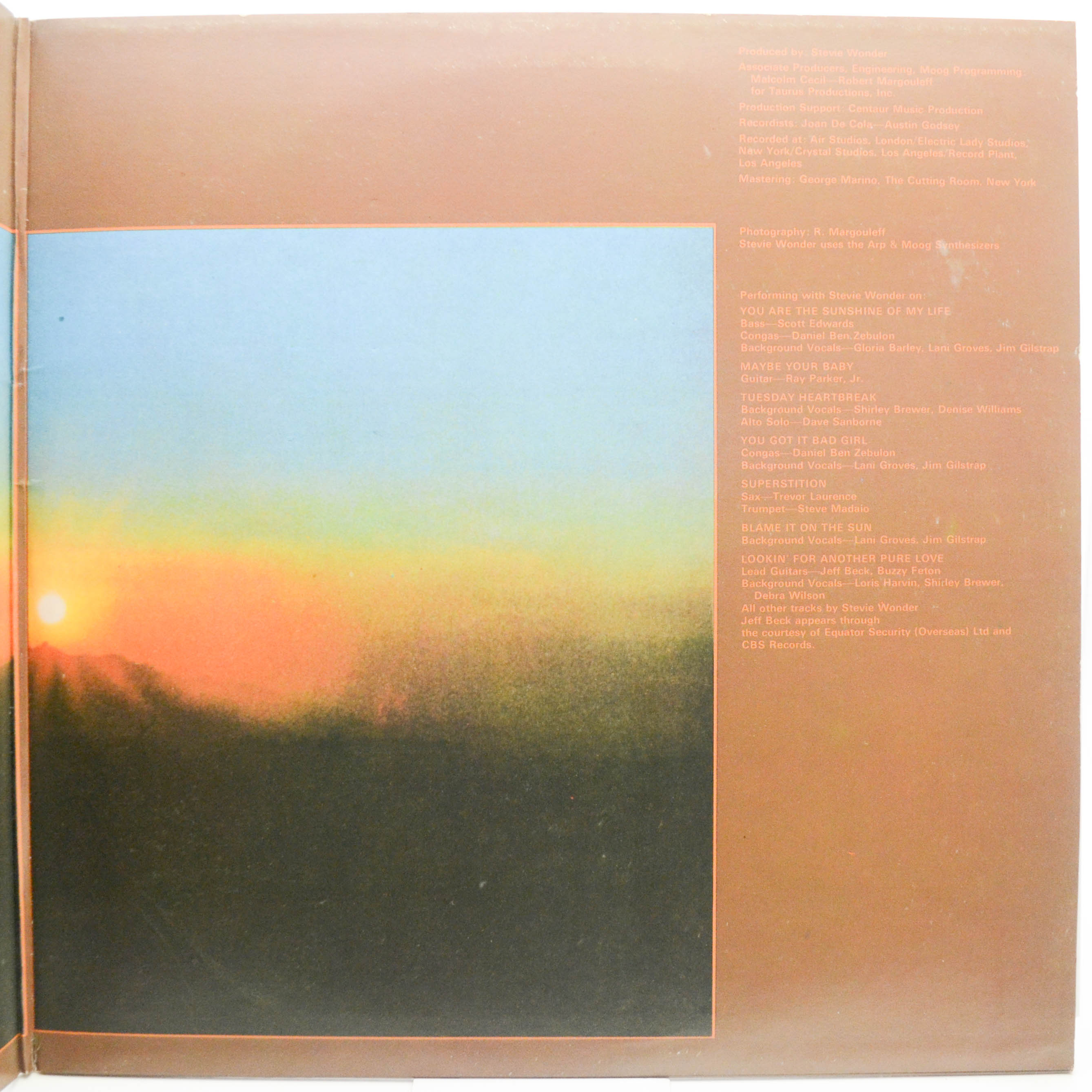 Виниловая пластинка Stevie Wonder — Talking Book, 1972