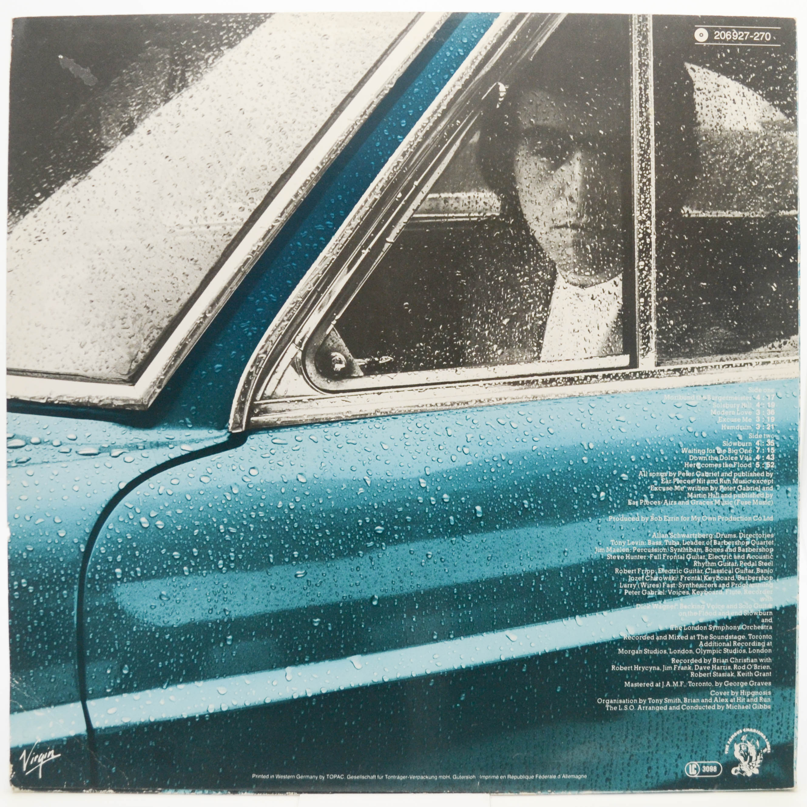 Peter Gabriel — Peter Gabriel, 1985