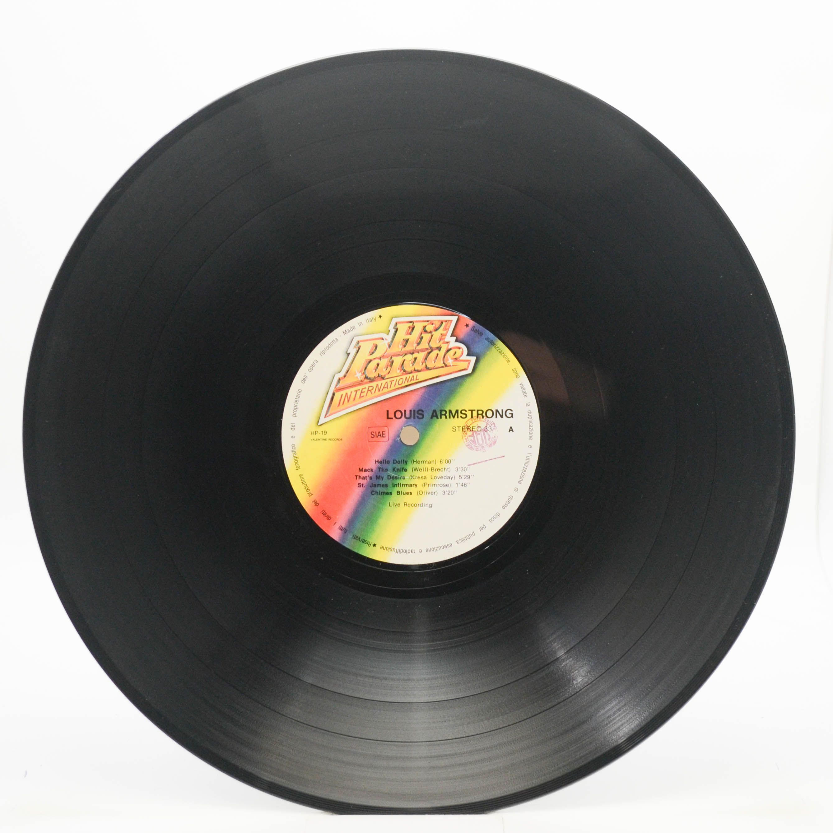 Louis Armstrong — Louis Armstrong (booklet ), 1982