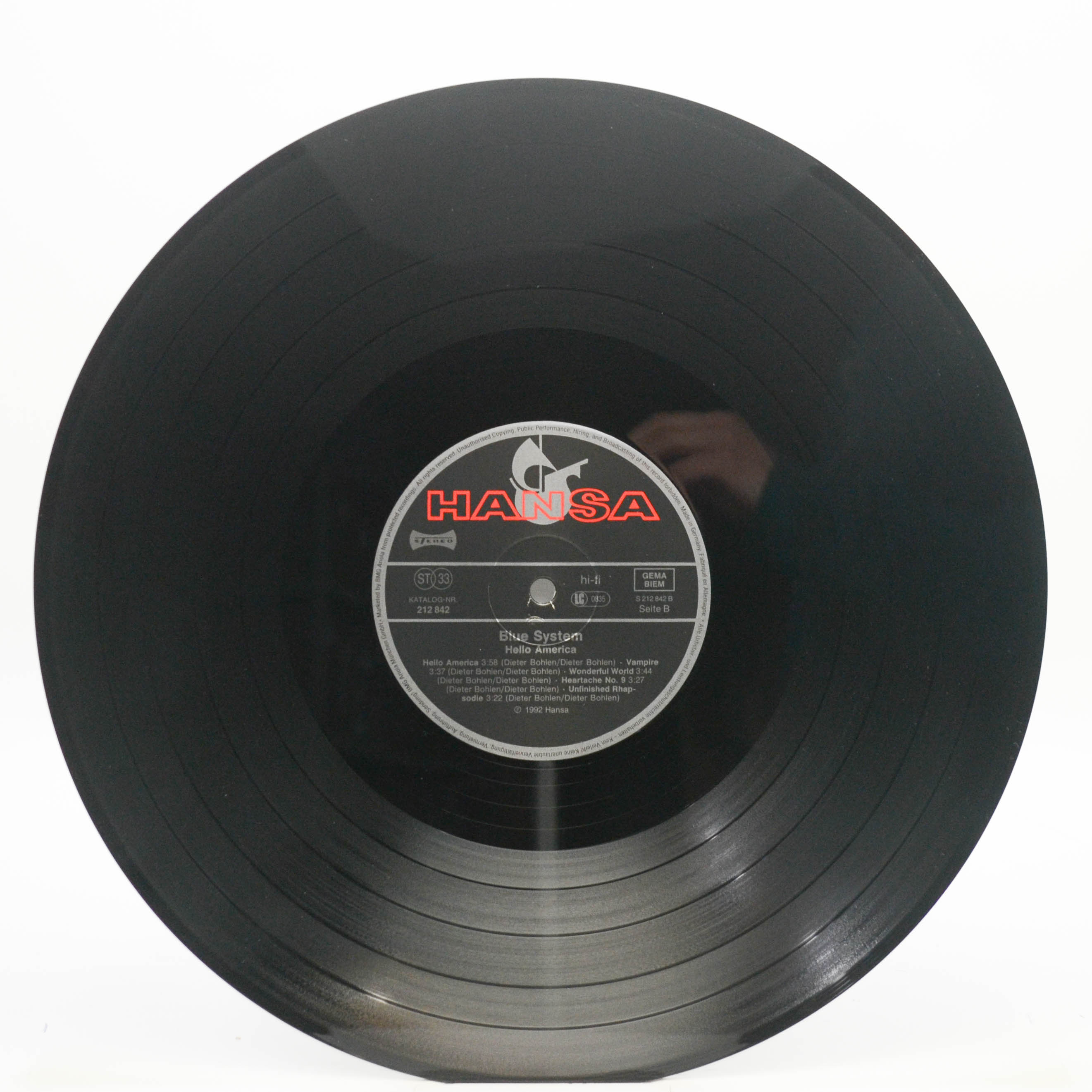 Blue System — Hello America, 1992
