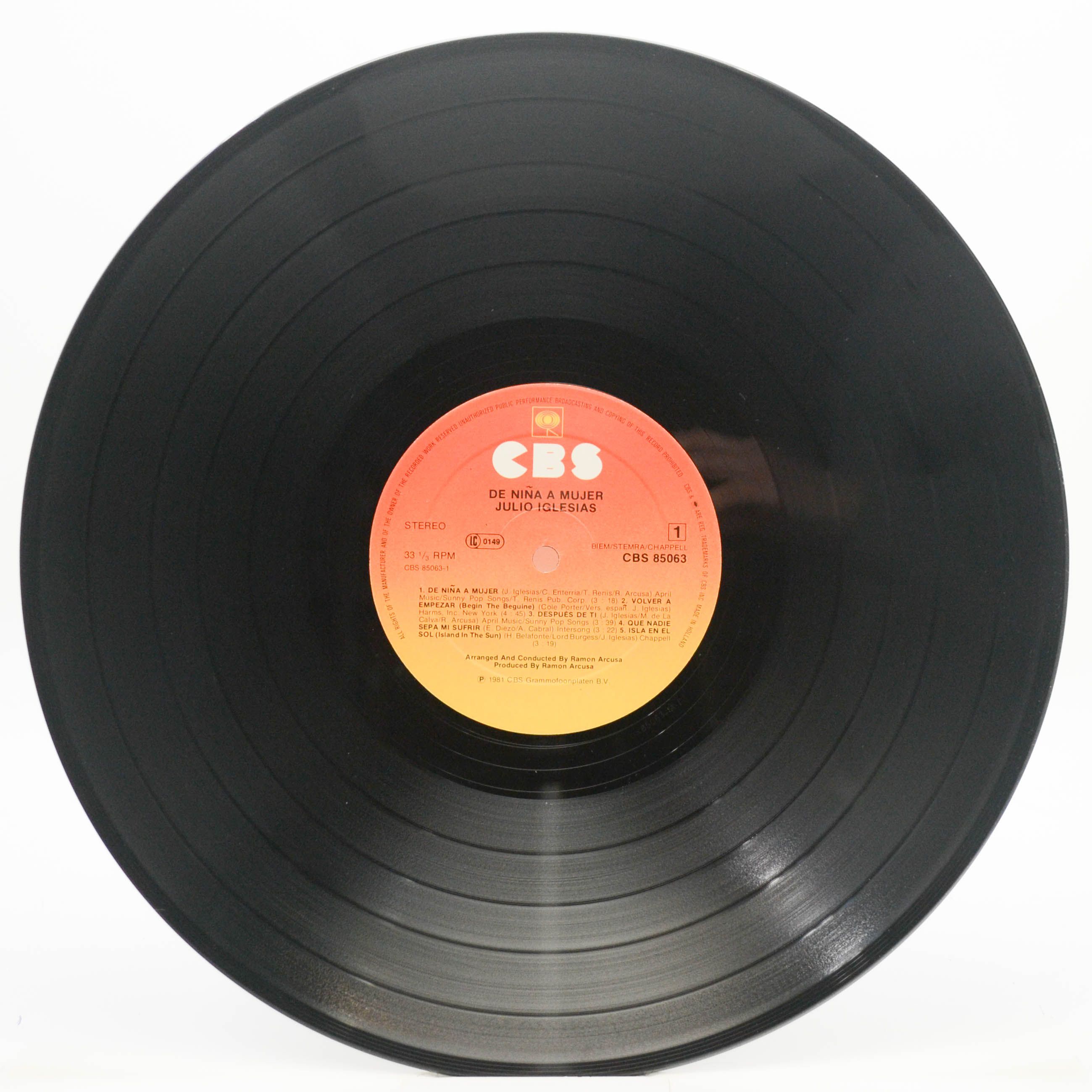 Julio Iglesias — De Niña A Mujer, 1981